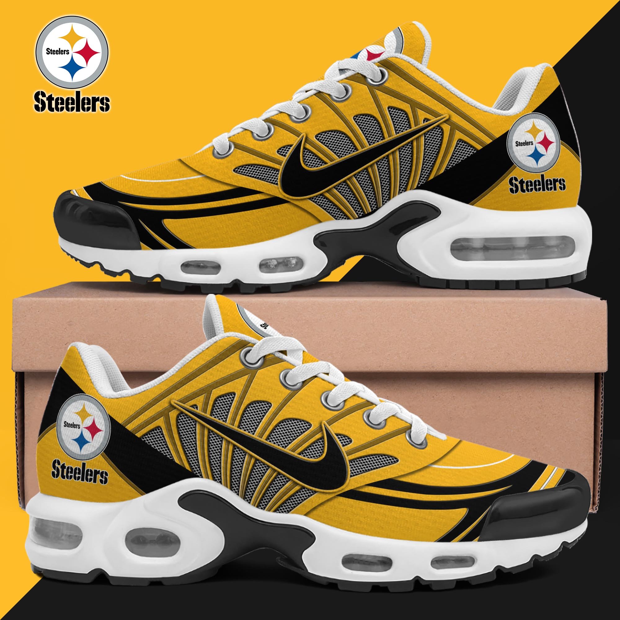 pittsburgh steelers tn shoes 2026 version custom name 137 1205 qelv4