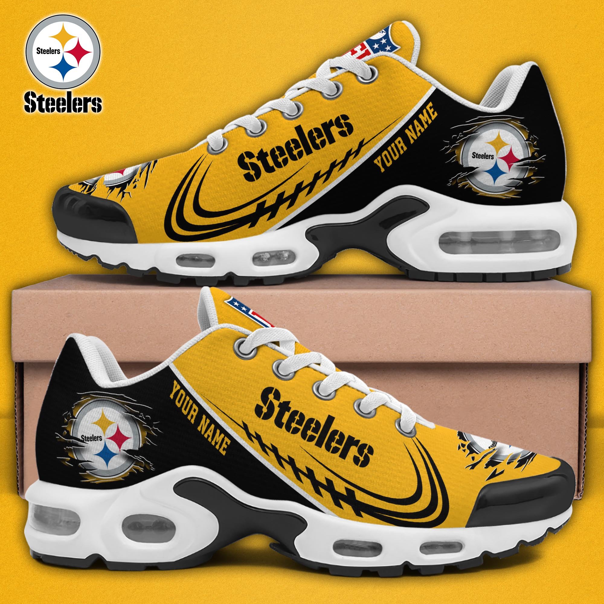 pittsburgh steelers tn shoes 2026 version custom name 1547 yjofz