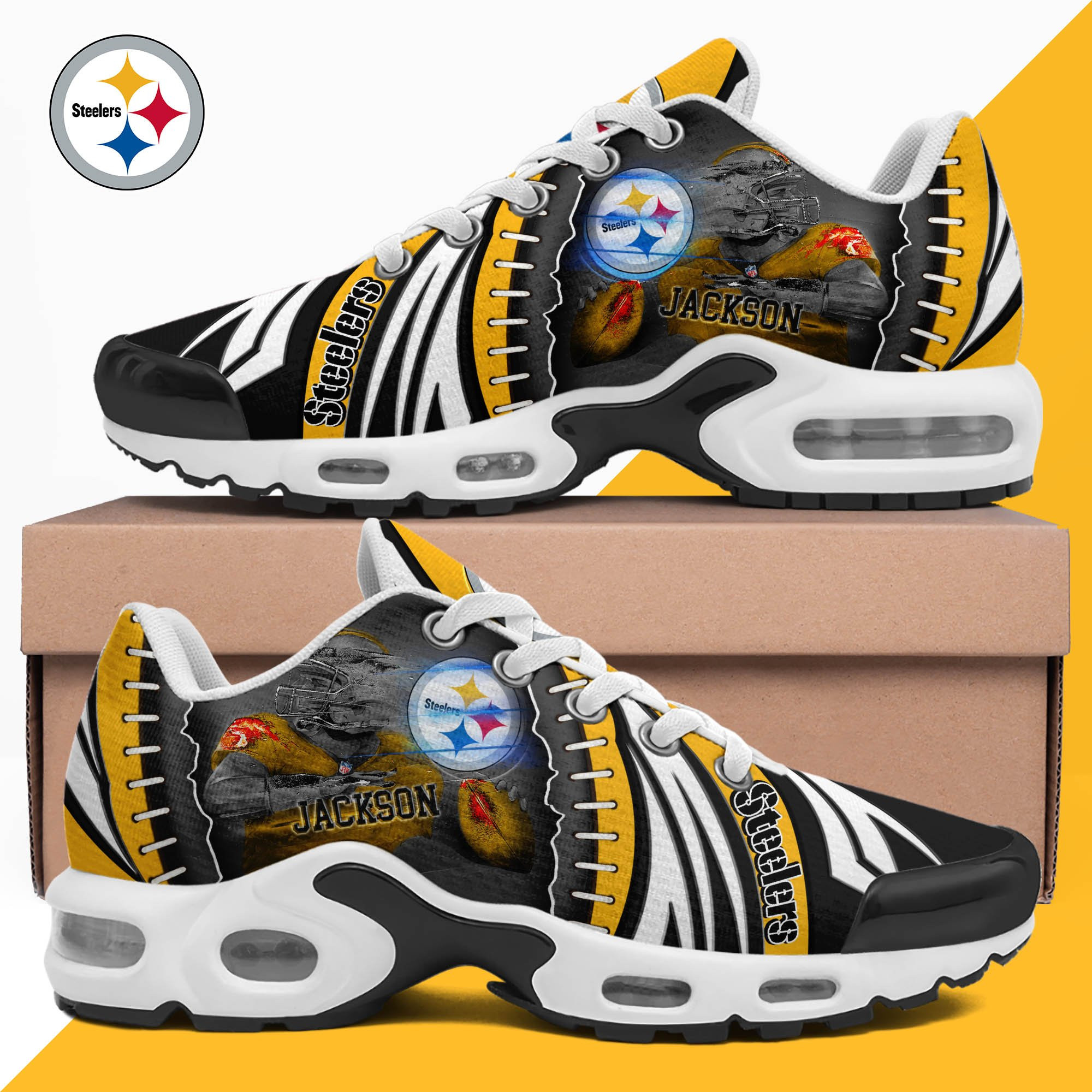 Pittsburgh Steelers TN Shoes 2026 Version Custom Your Name 919
