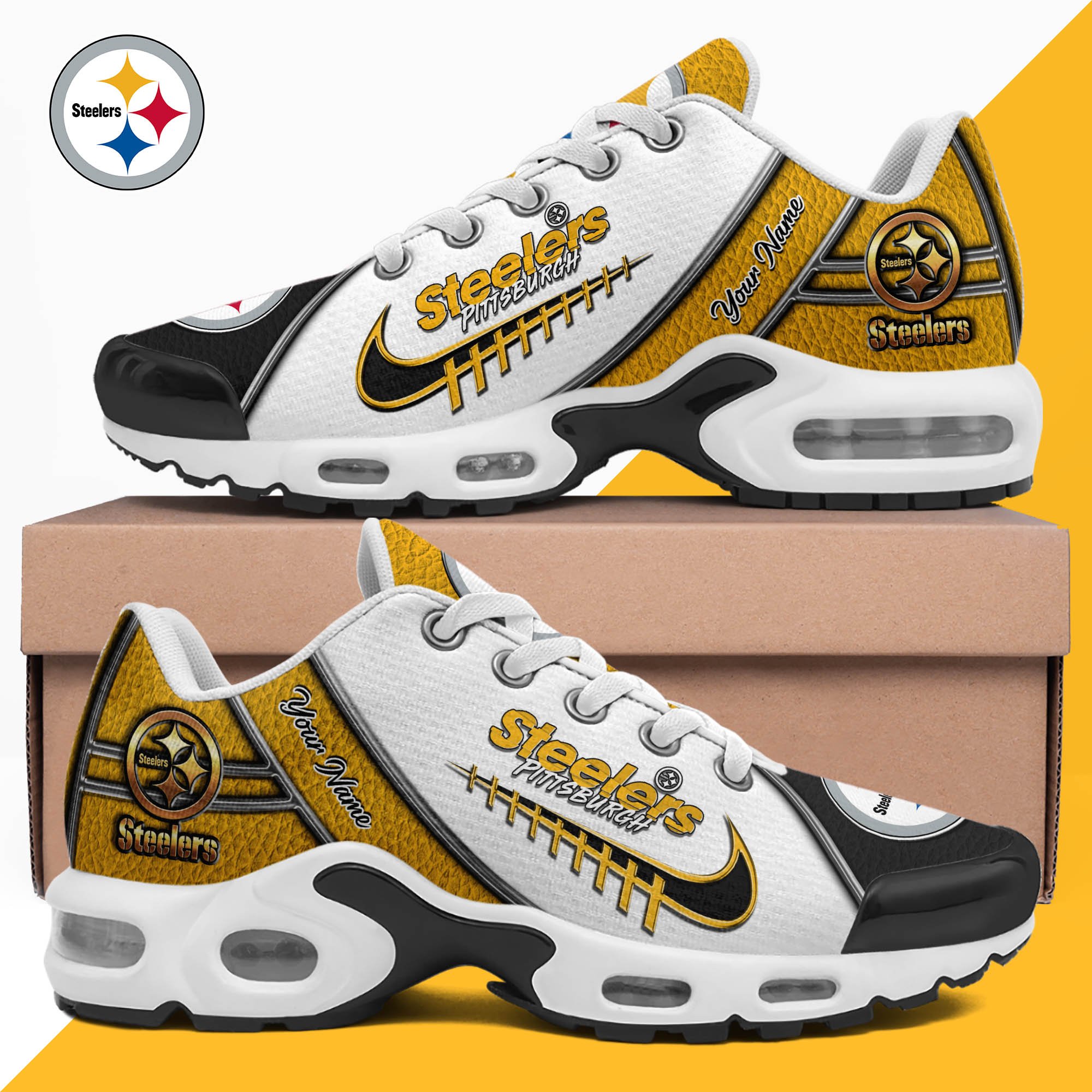 Pittsburgh Steelers TN Shoes 2026 Version Custom Your Name, Football Team Shoes 516