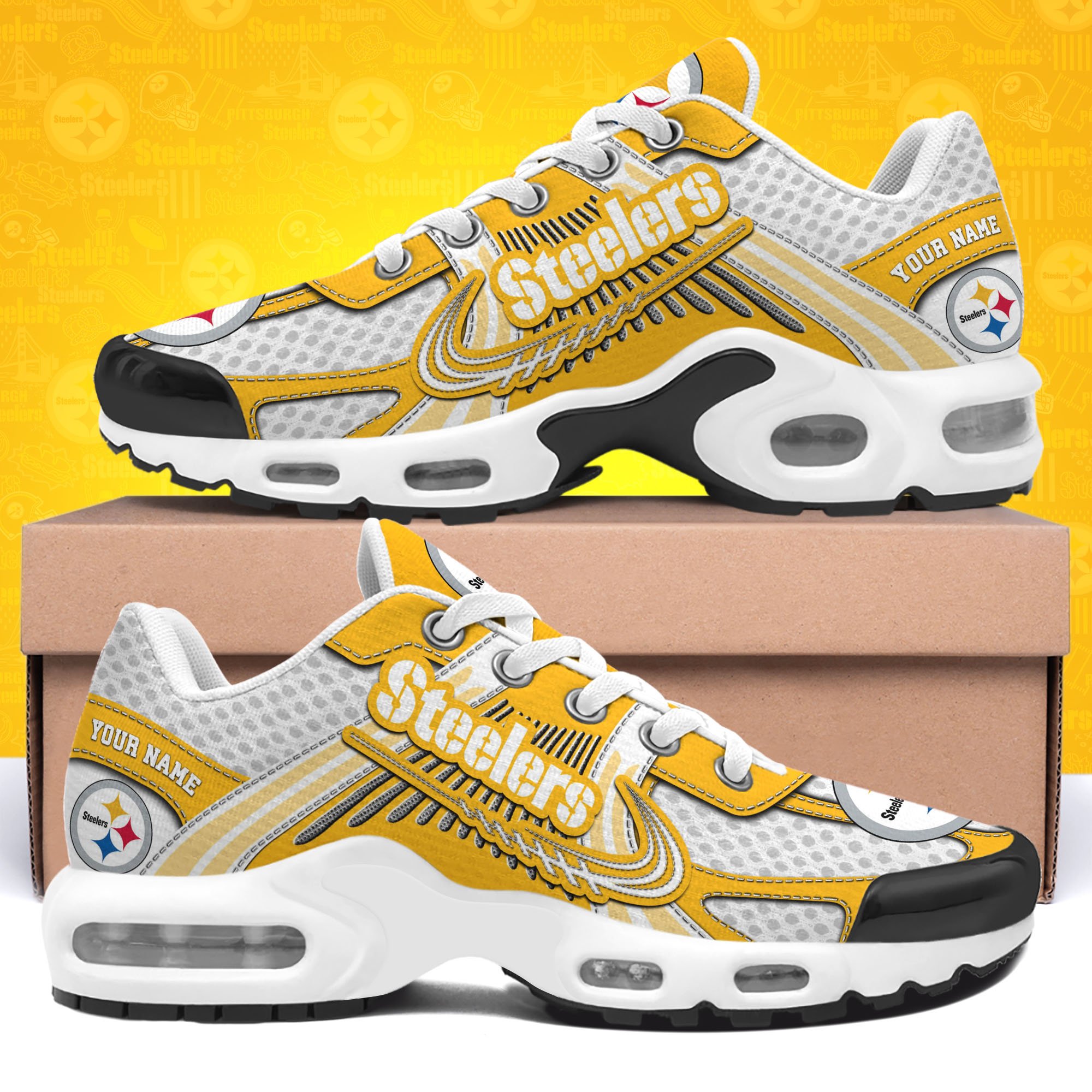 Pittsburgh Steelers TN Shoes Custom Your Name, Sport Team Shoes