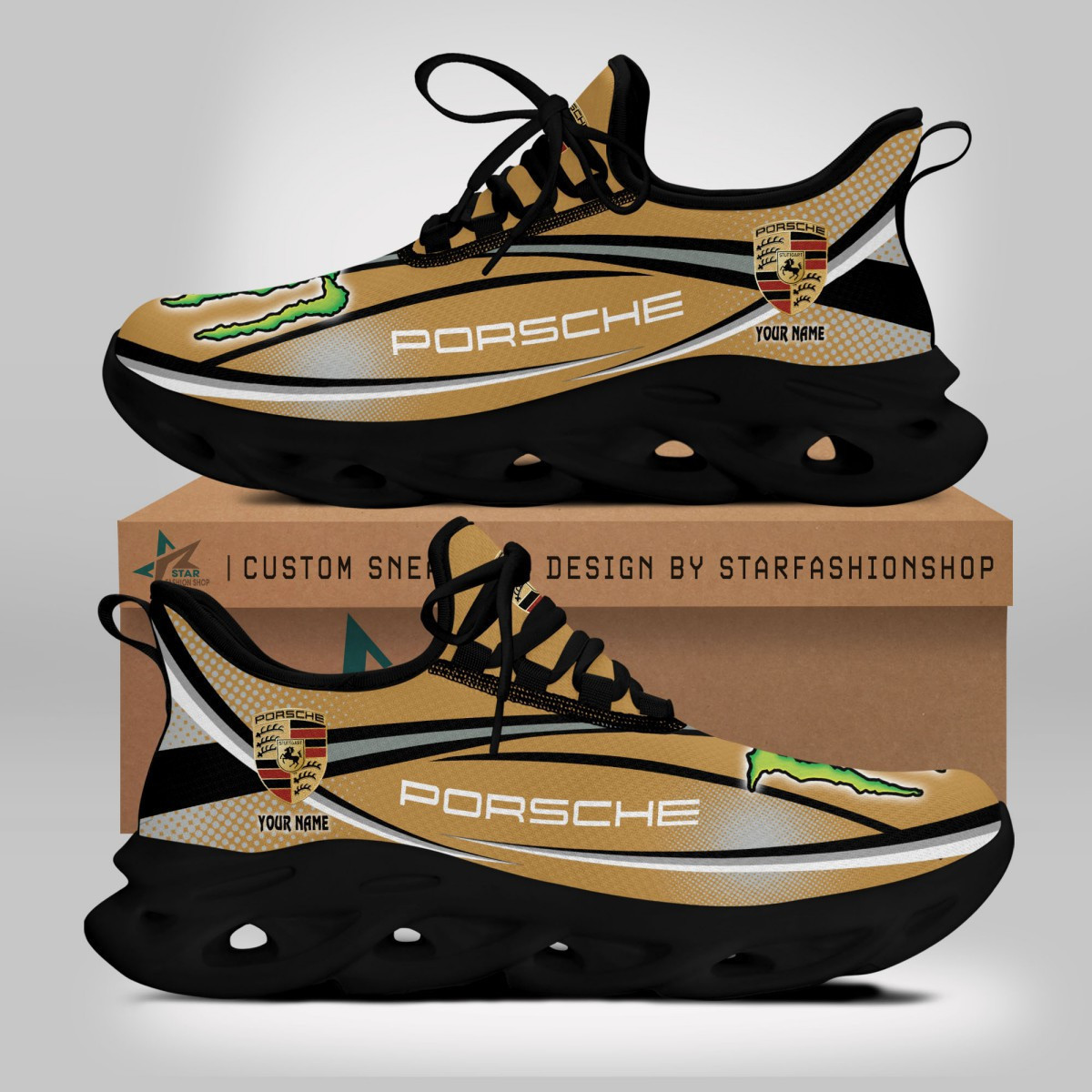 porsche x monster chunky custom sneaker v4 2081 z1j8z