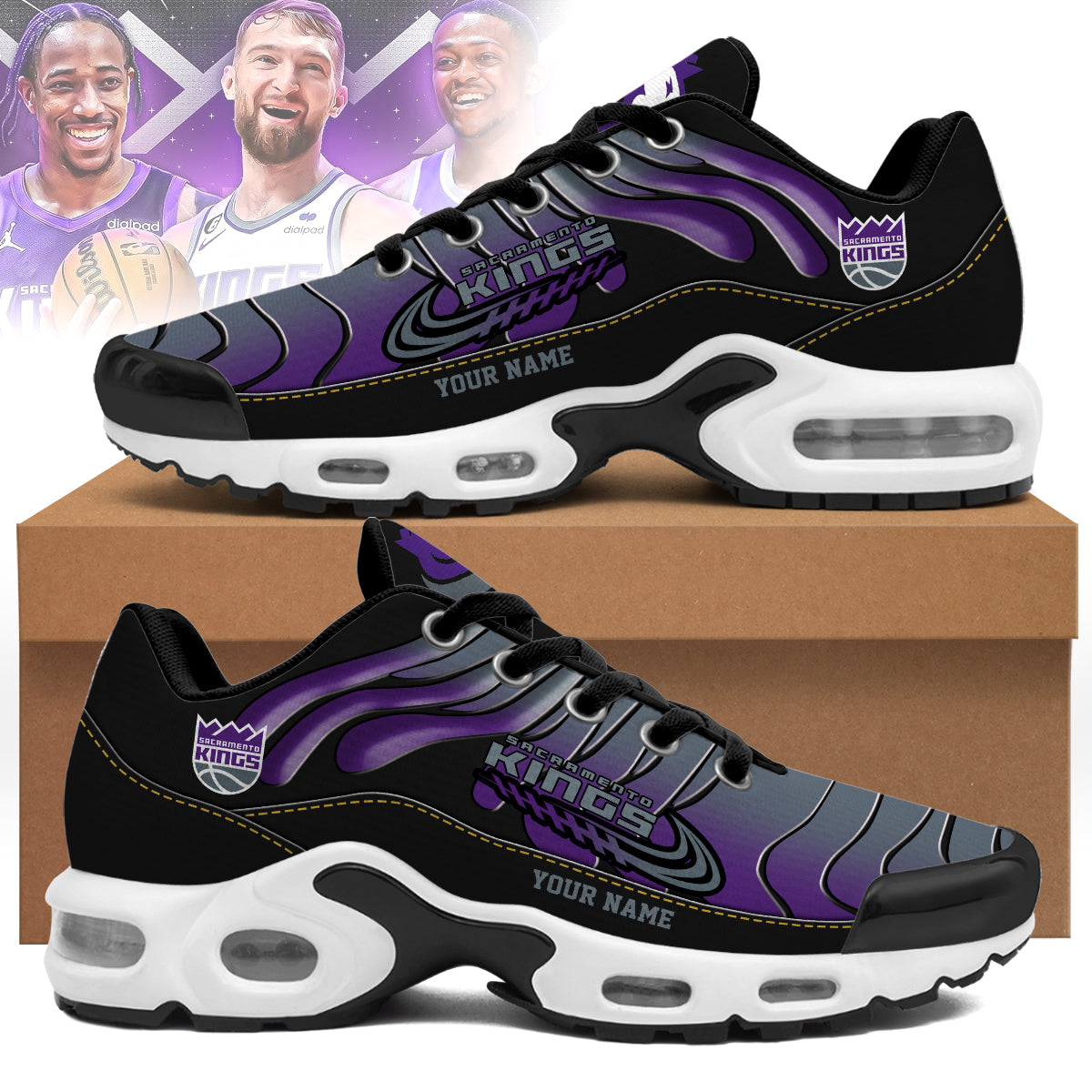 Sacramento Kings Personalized Air Max Shoes