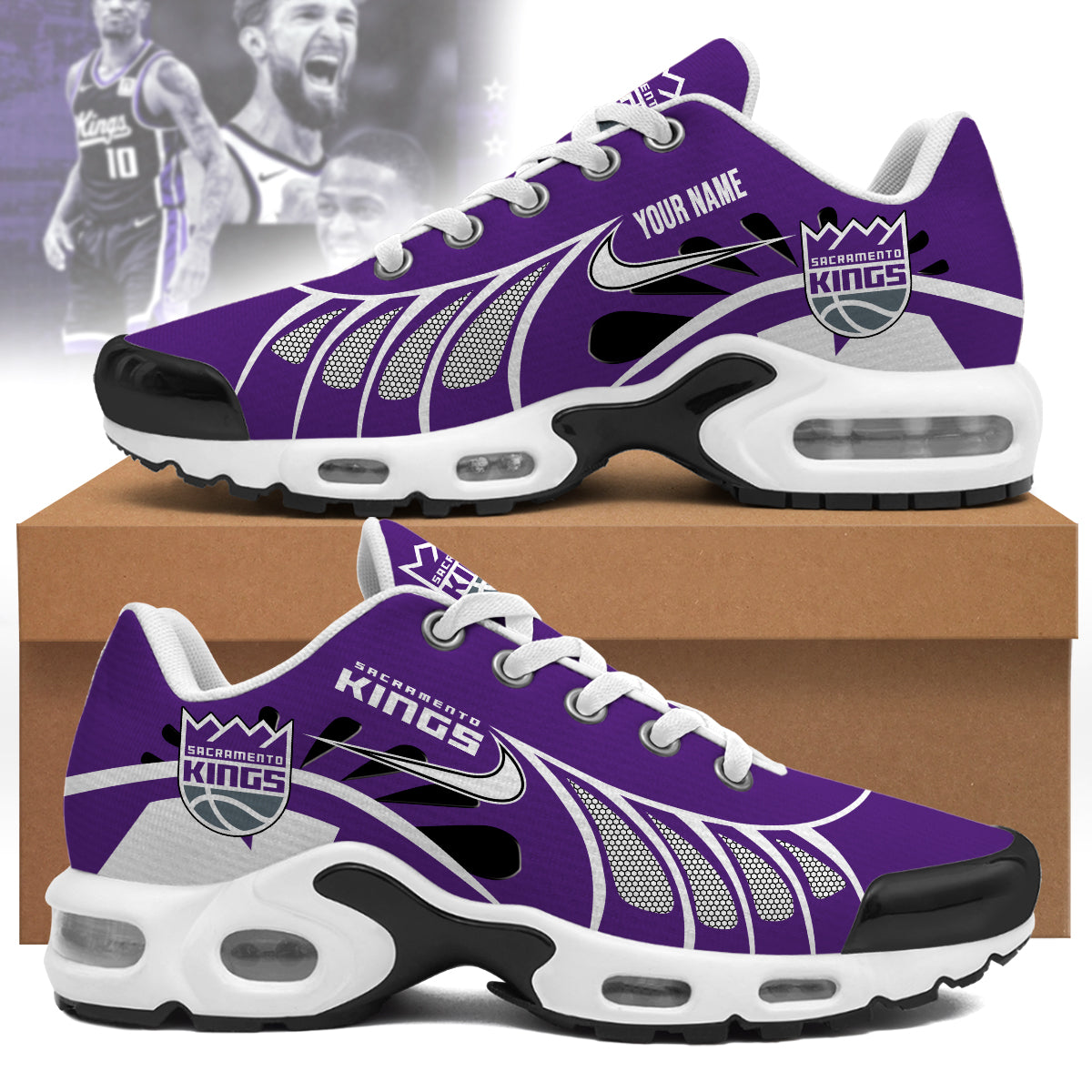 Sacramento Kings Personalized Air Max Shoes 
