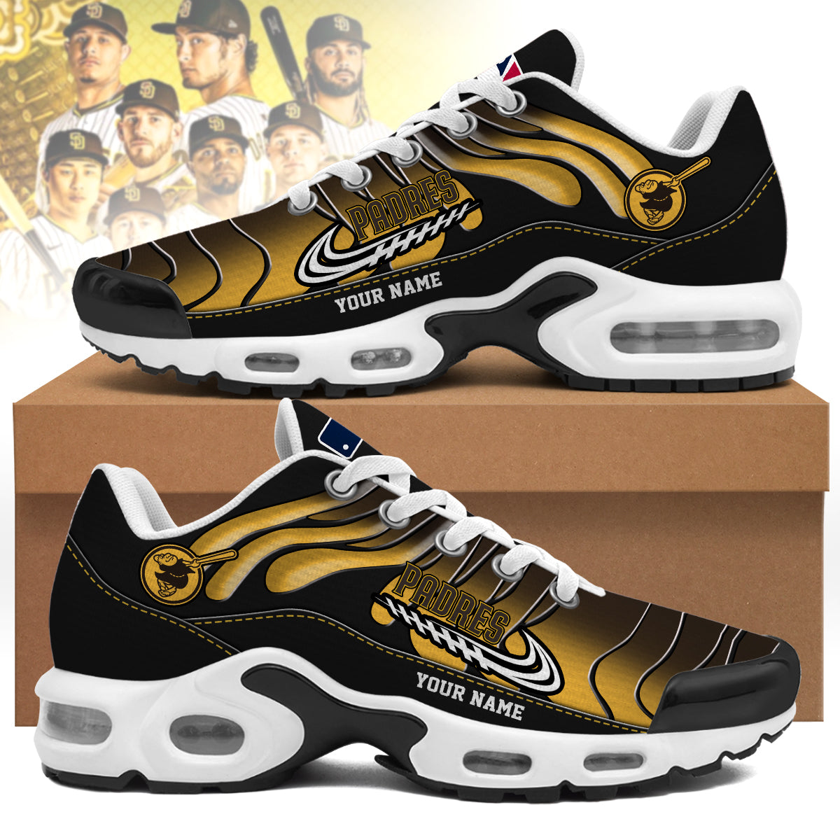 San Diego Padres Personalized Air Max Shoes
