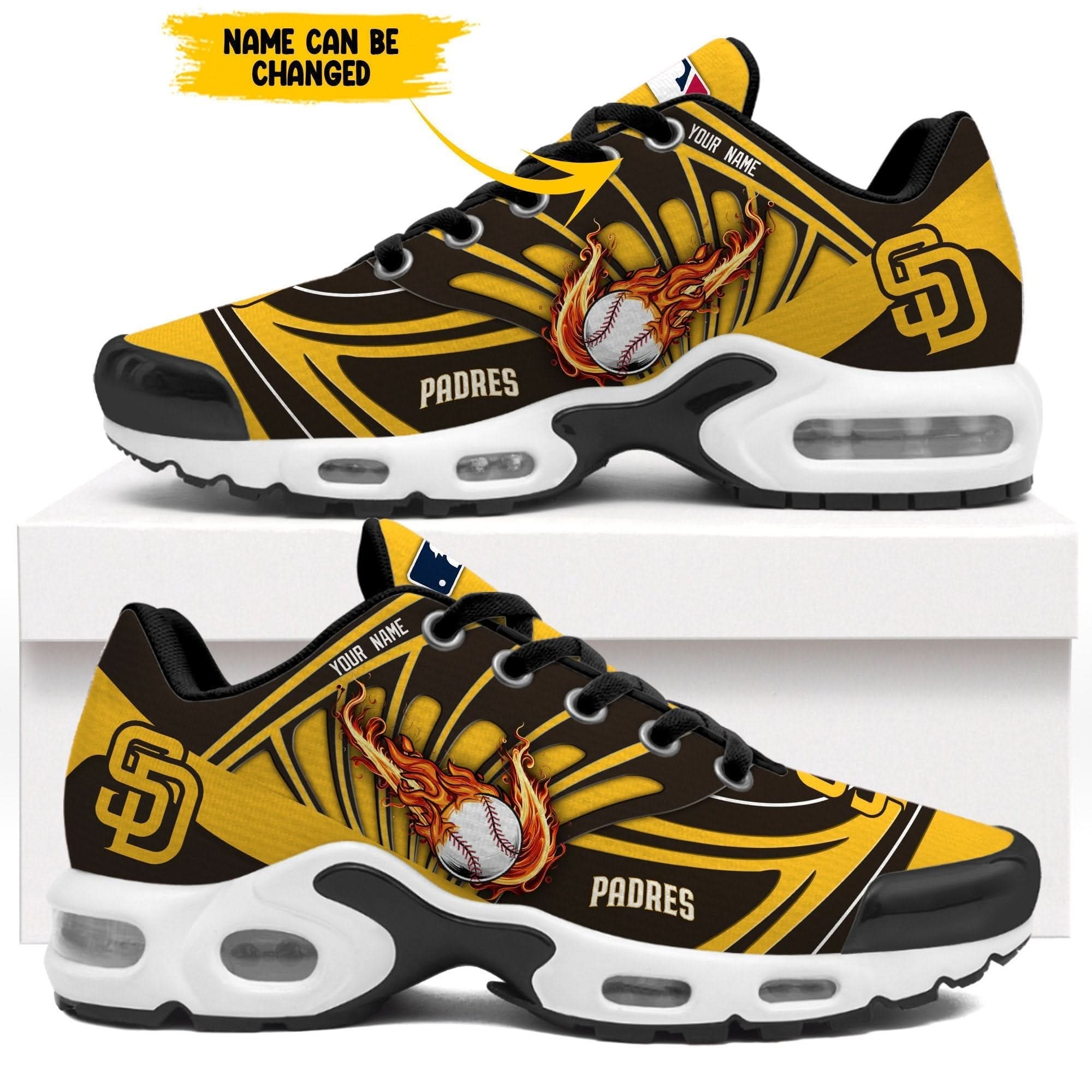 San Diego Padres  Personalized Air Max Shoes 