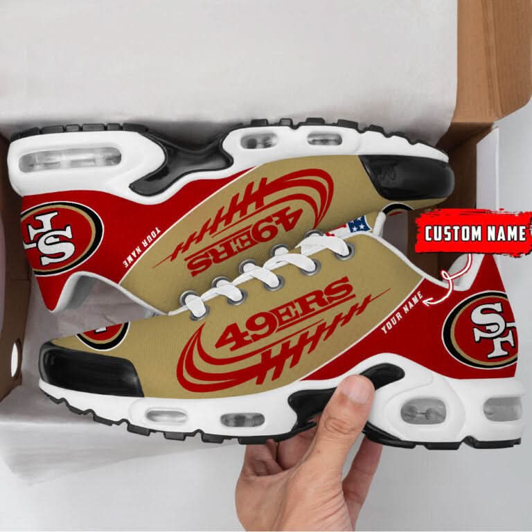 san francisco 49ers custom name tn shoes perfect gift 3216