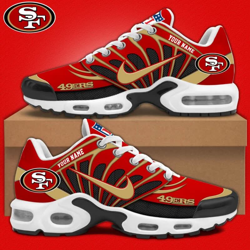 san francisco 49ers personalized shoes 8037 gz9yv