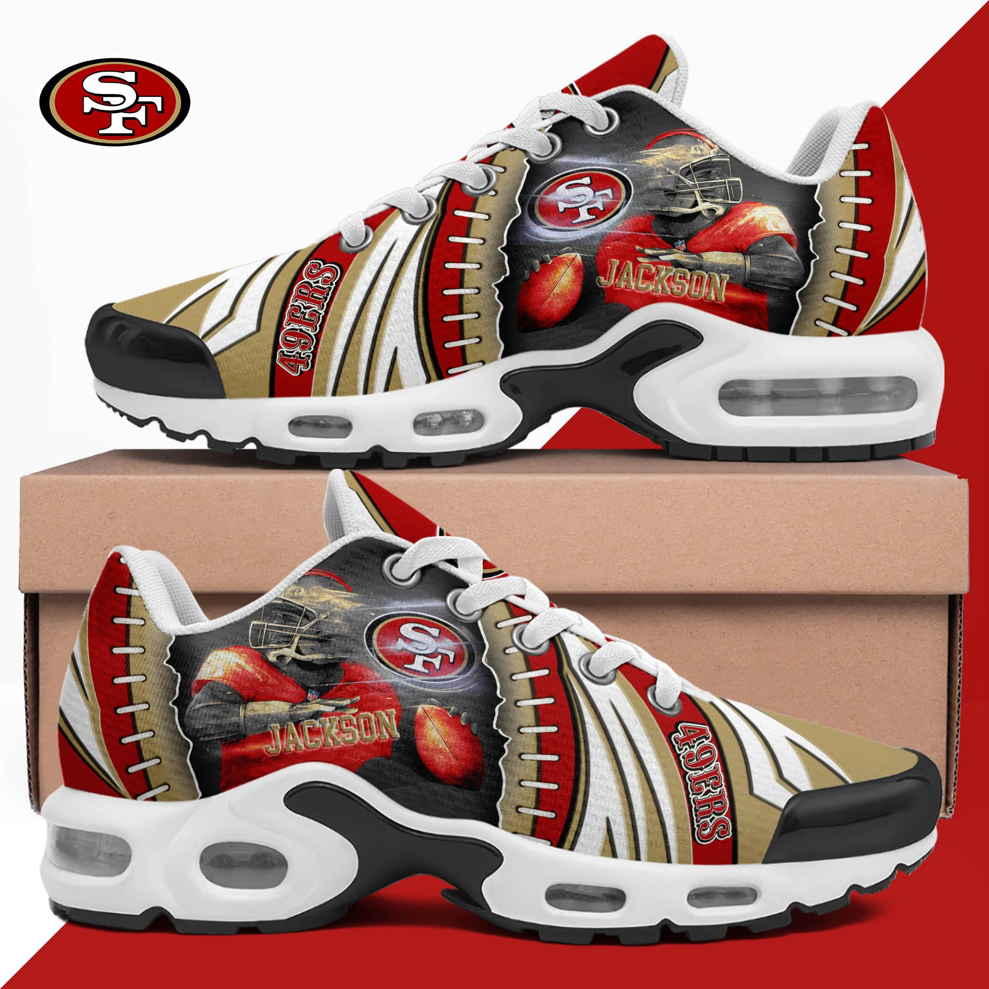 san francisco 49ers tn shoes 2026 version custom your name 919 6807 fr5rj