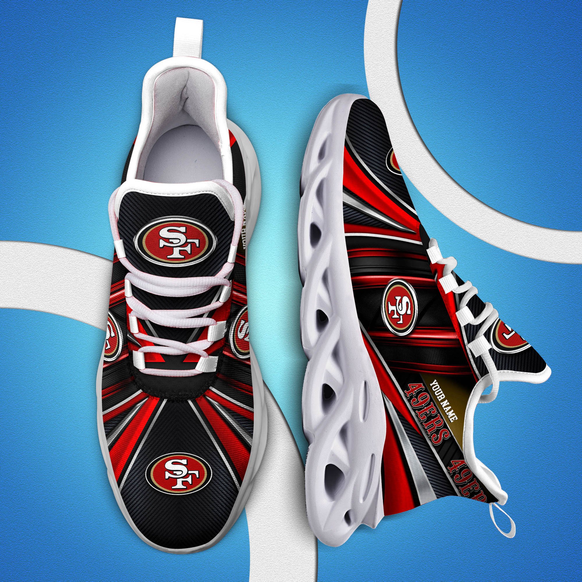 san francisco 49ers white c sneakers 2026 version personalized your name sport team sneakers sport gifts ph892 6444 qsnrw