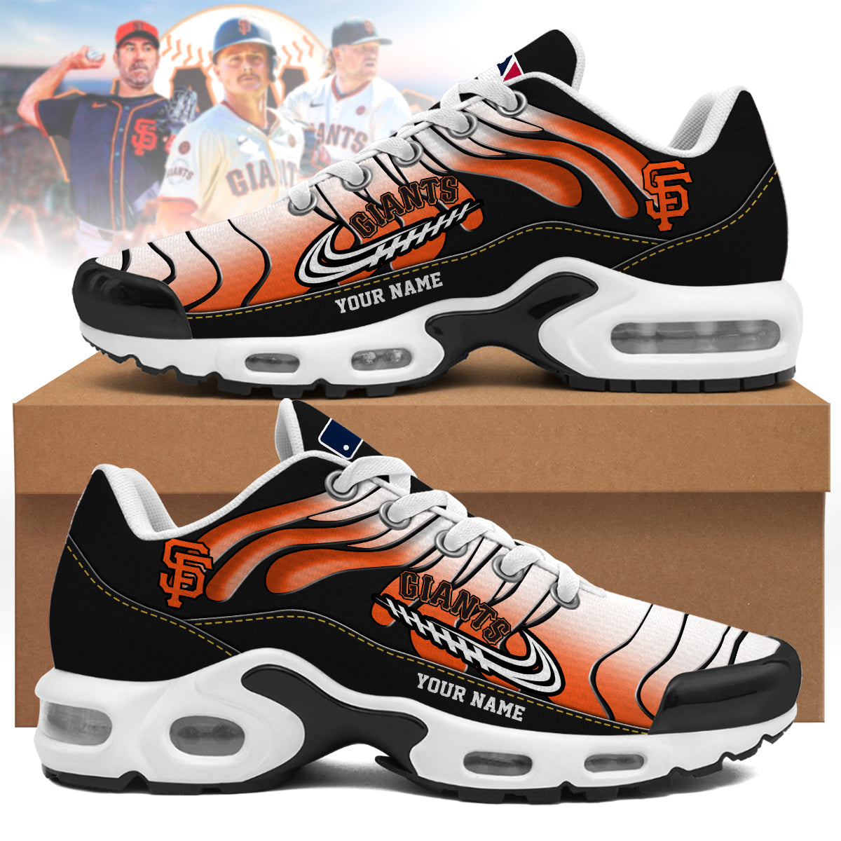 san francisco giants personalized air max shoes 4916 ebyr7