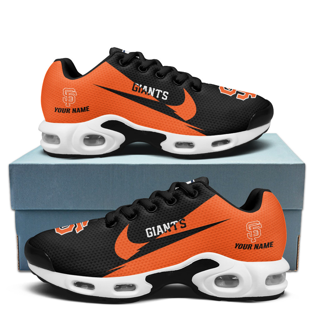 san francisco giants personalized name team logo wings of god pattern tn air max shoes air cushion sneakers 5609 ntcjc