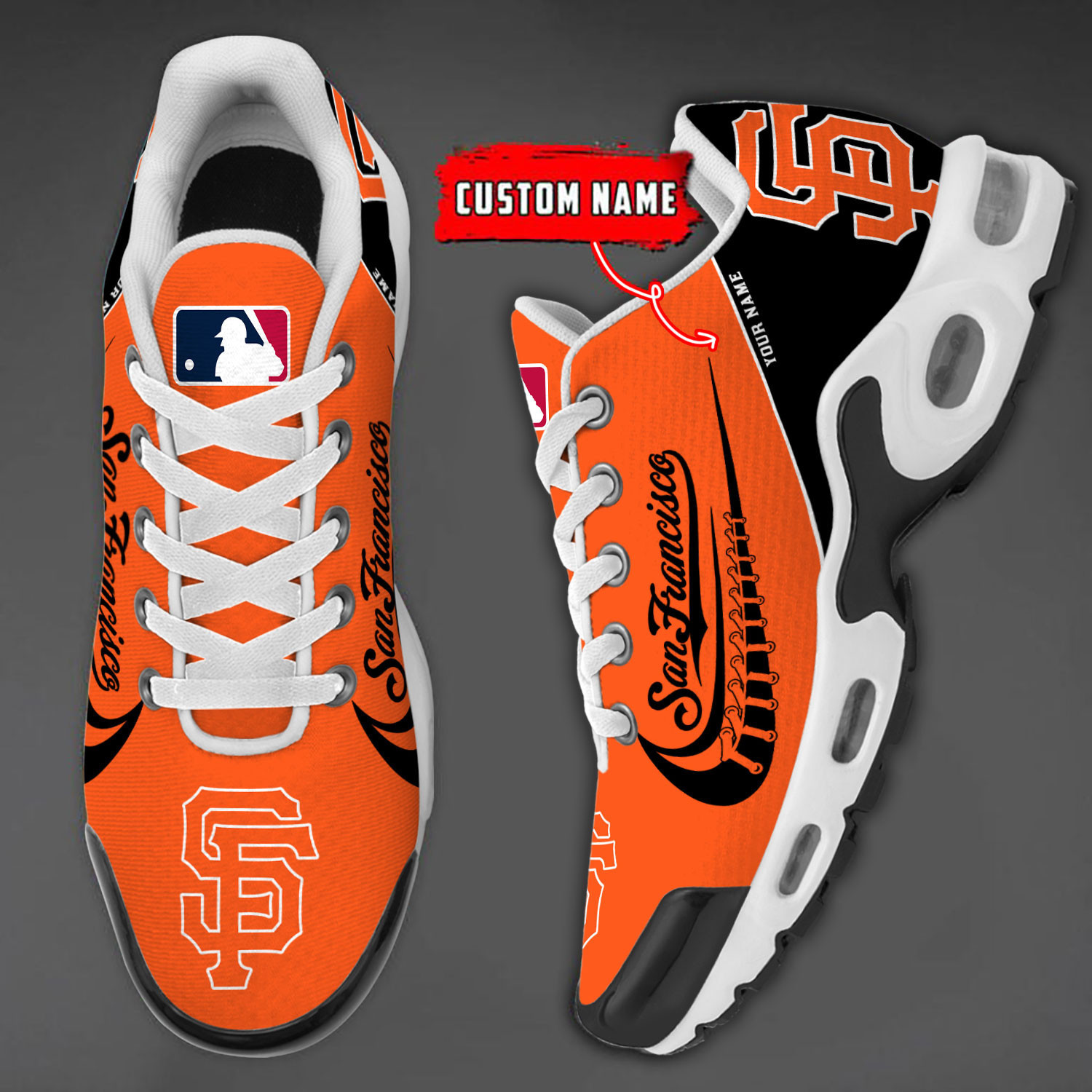 san francisco giants team logo baseball god wings air max shoes sneaker 4729 m0gqr