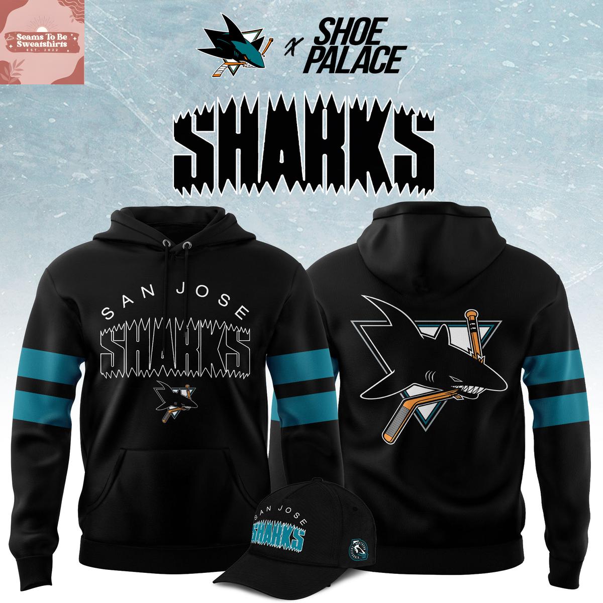 San Jose Sharks x Shoe Palace 2026 Hoodie Shirt 
