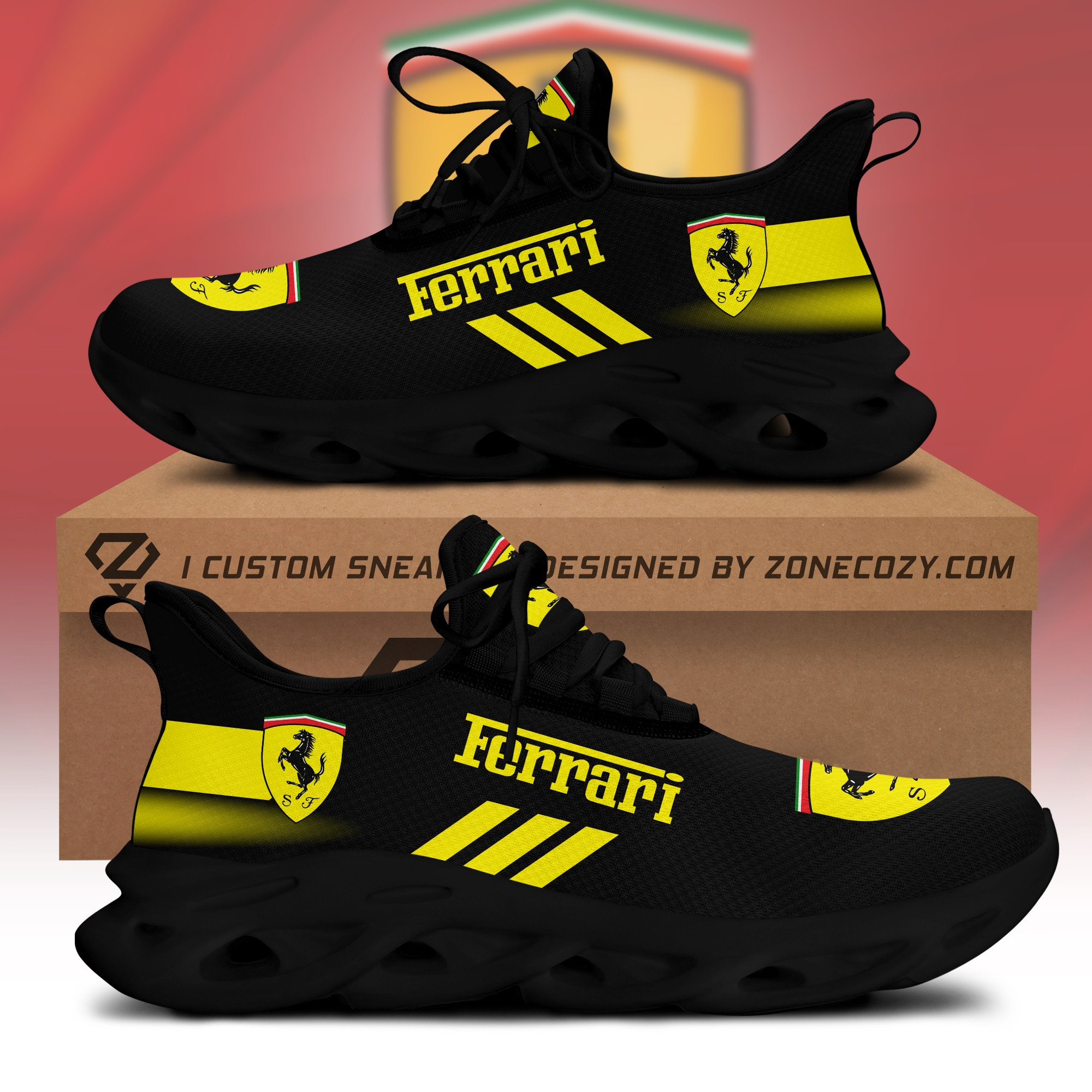 Scuderia Ferrari Chunky Custom Sneaker