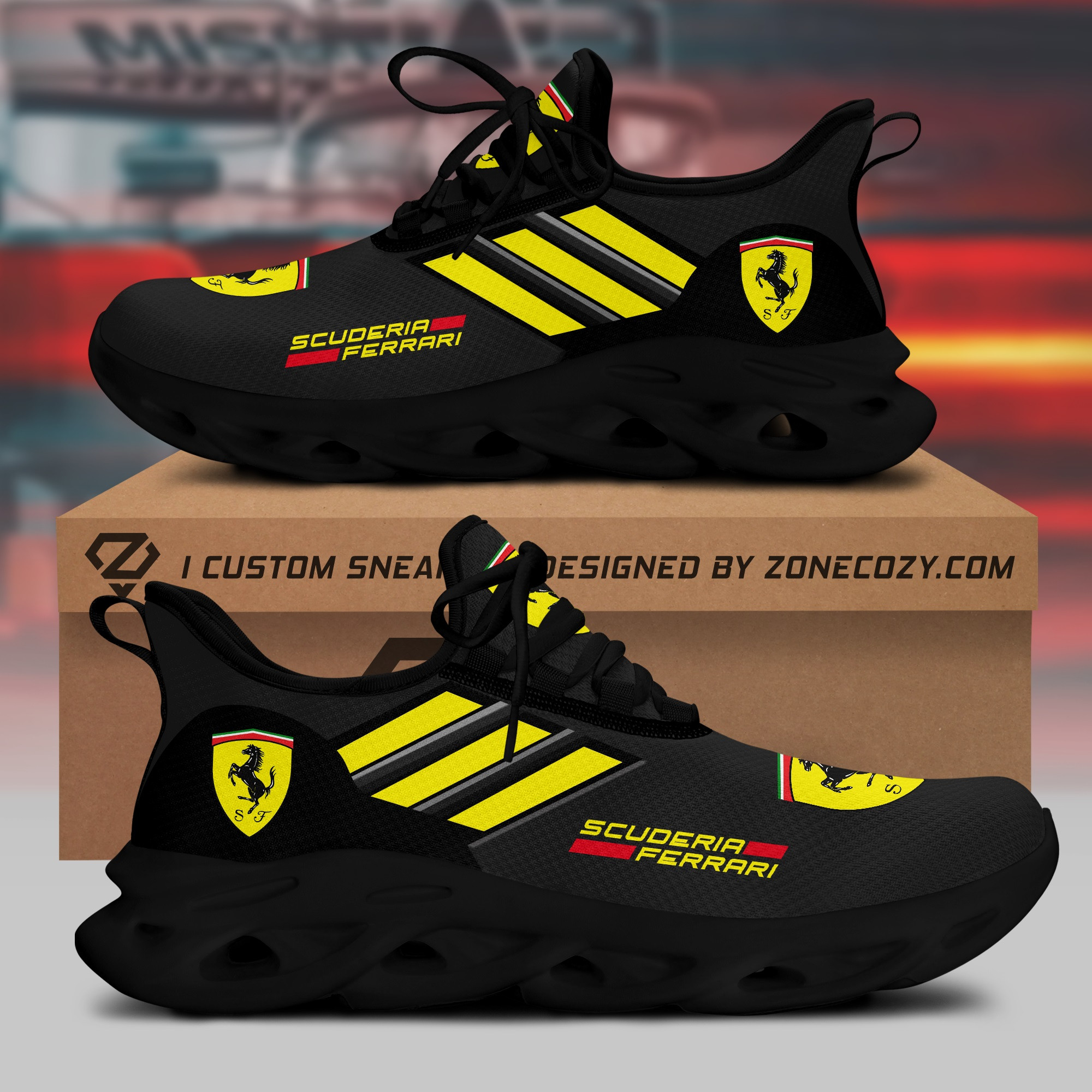 Scuderia Ferrari Chunky Custom Sneaker V2
