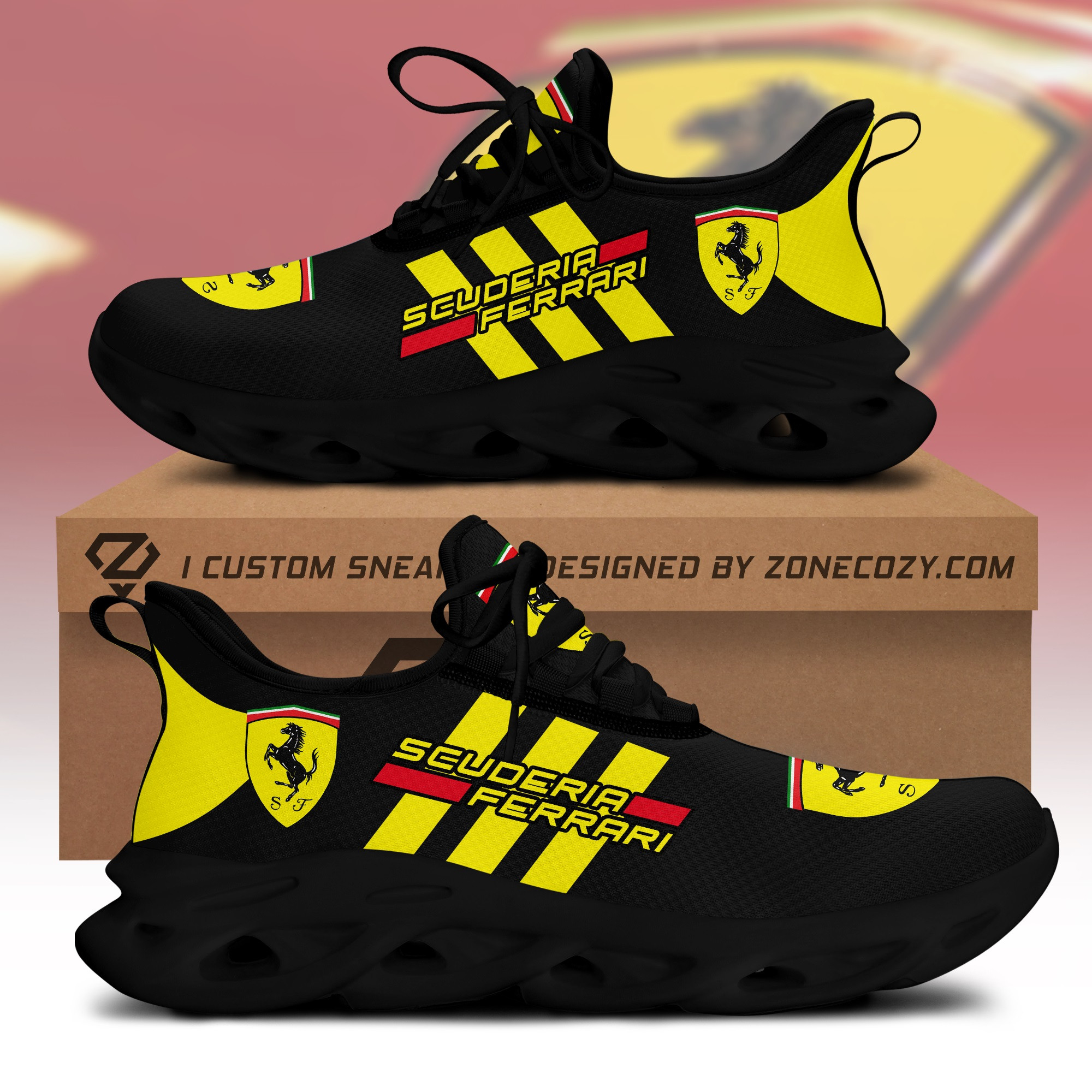 Scuderia Ferrari Chunky Custom Sneaker V4