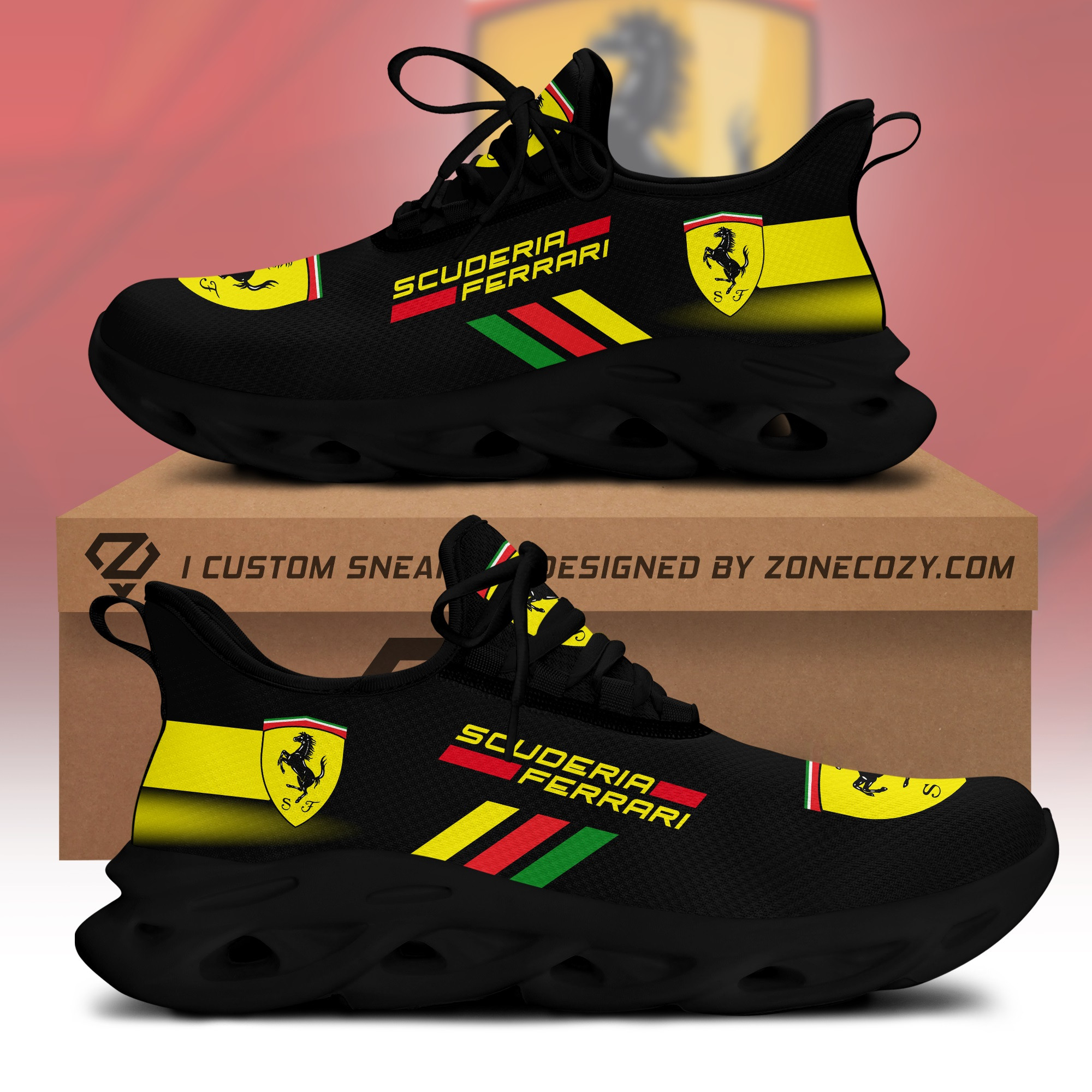 Scuderia Ferrari Q3 Chunky Custom Sneaker