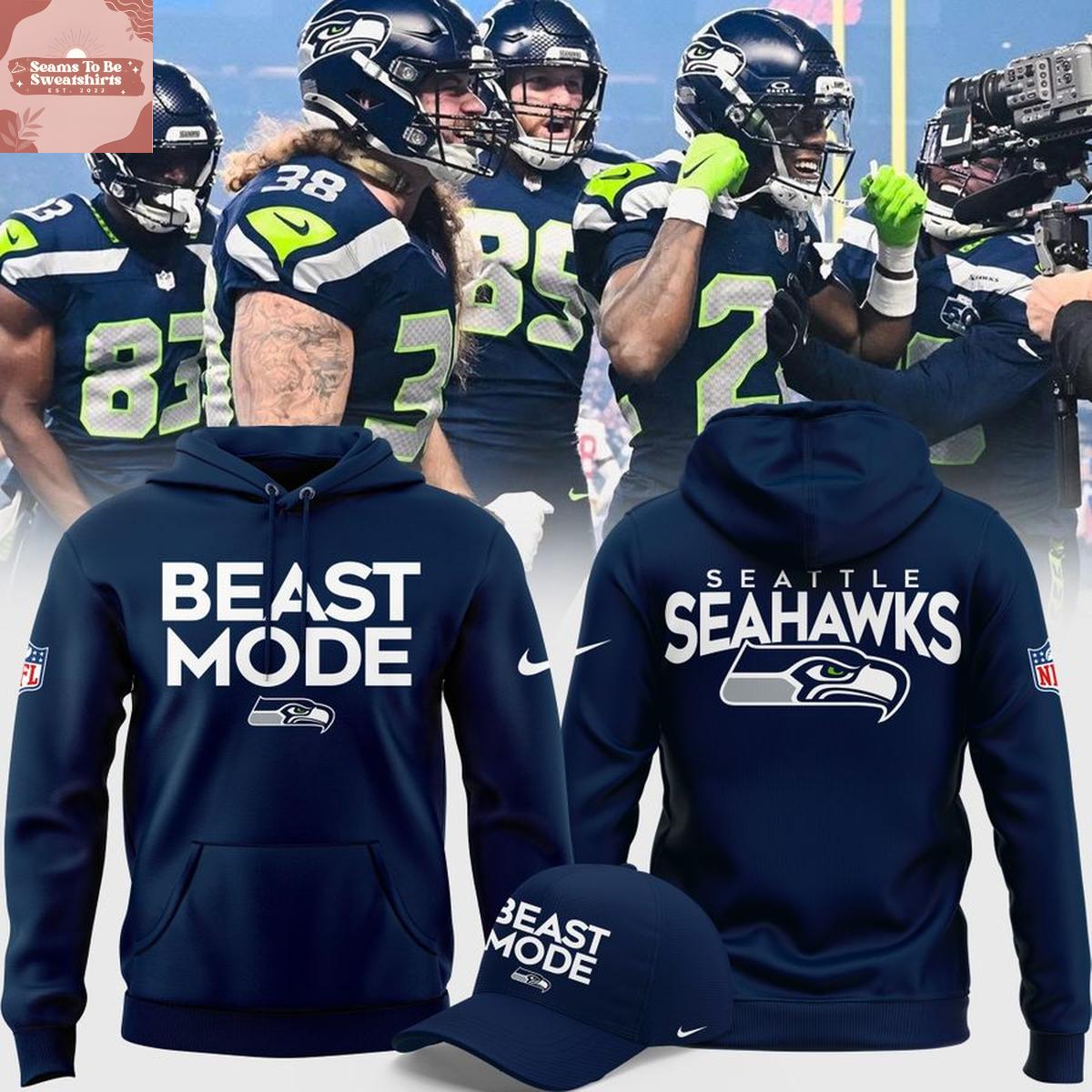 Seattle Seahawks Beast Mode 2026 Hoodie 