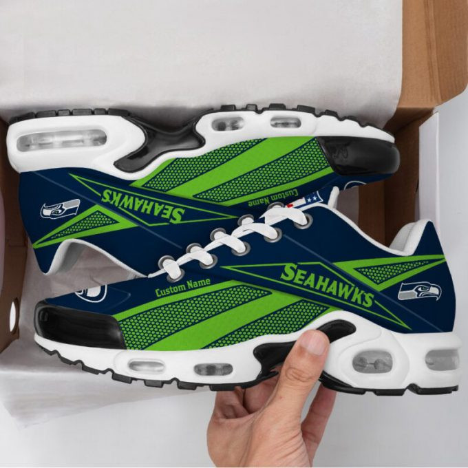 Seattle Seahawks Custom Name Shoes Air Cushion Sneakers