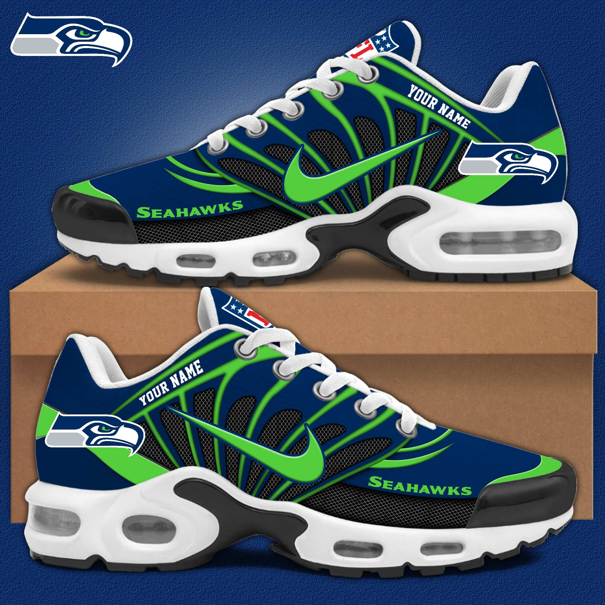 seattle seahawks tn air max plus shoes sneakers for men and women 1766 ocnvc