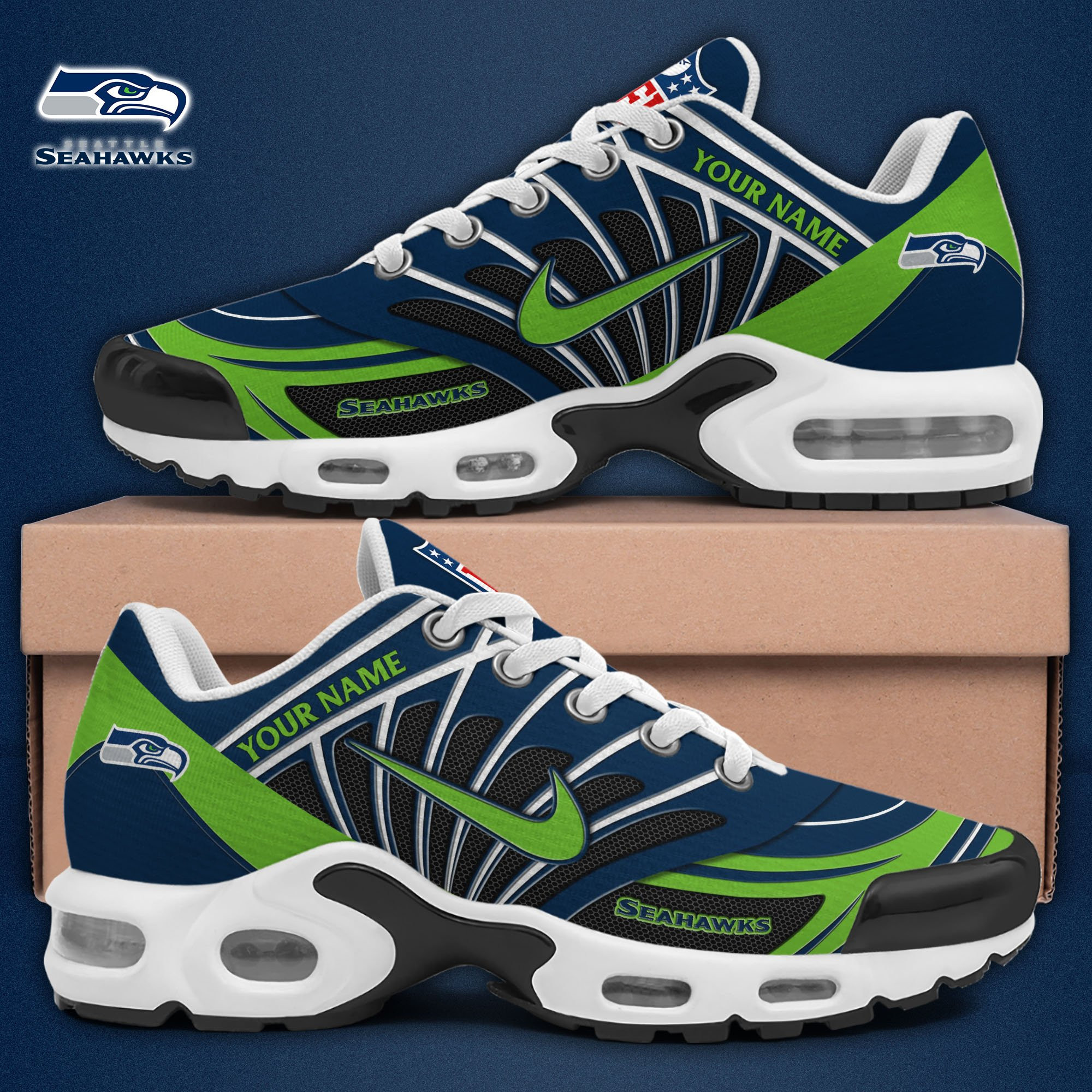 seattle seahawks tn shoes 2026 versions custom your name 921 6062 jlugv
