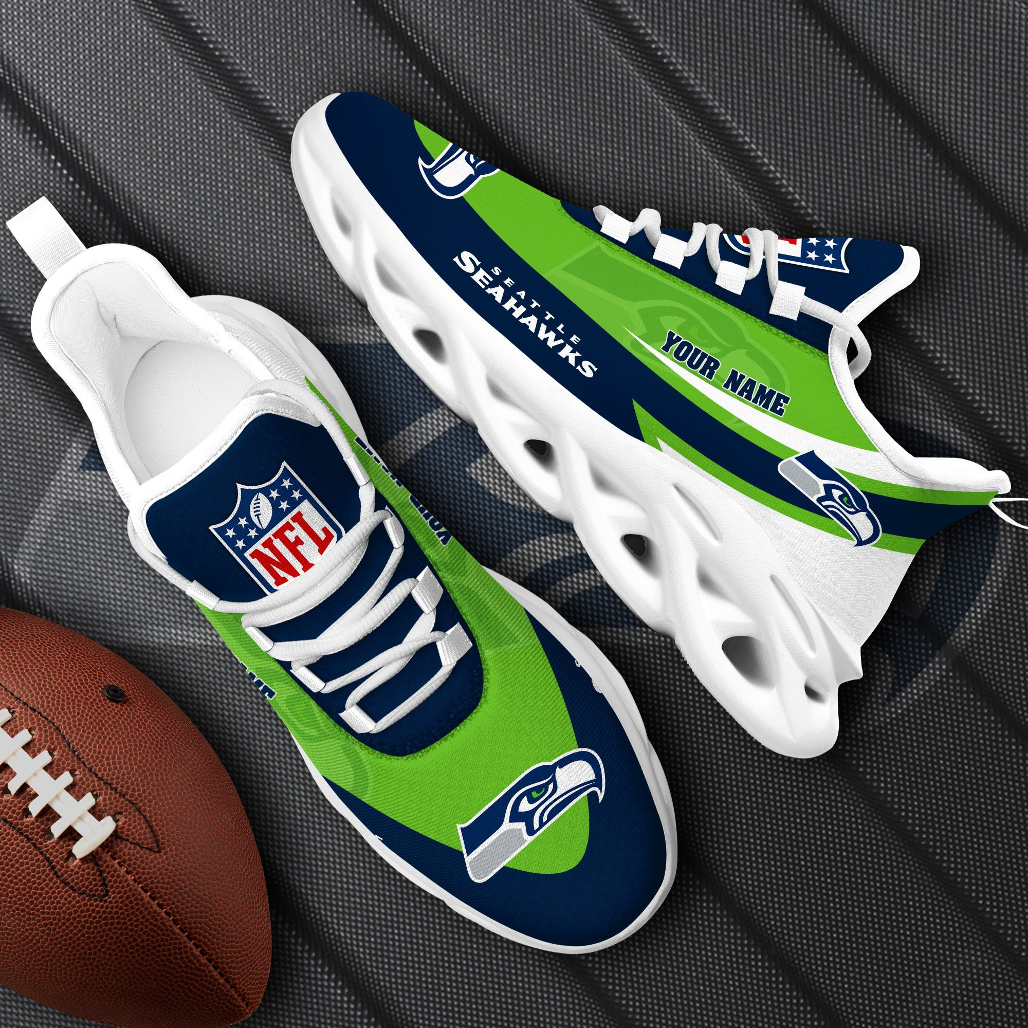 seattle seahawks white max soul shoes 2026 versions custom your name sports gift for fan sport gifts ph410 8860 wvea5