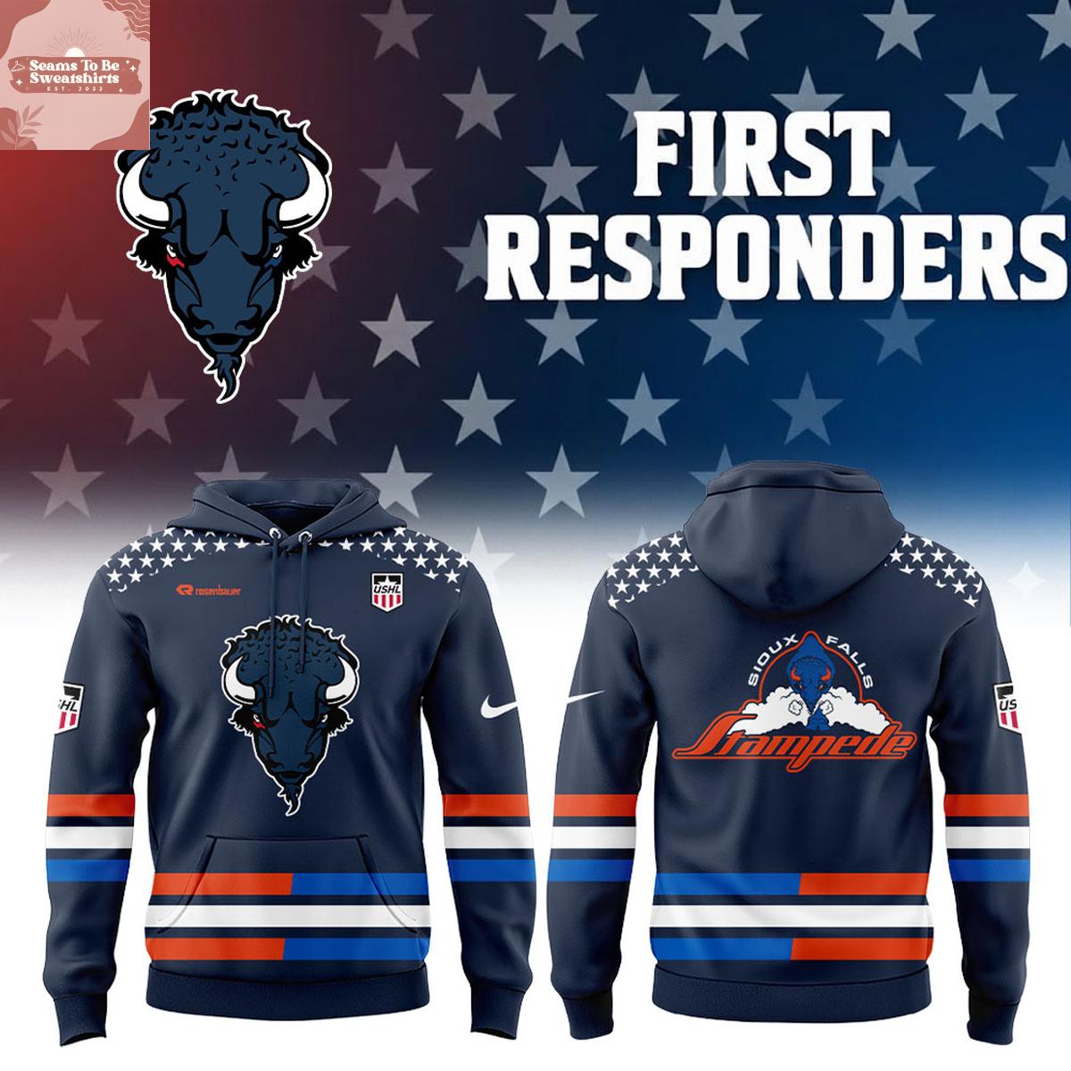 Sioux Falls Stampede First Responder 2026 Hoodie 