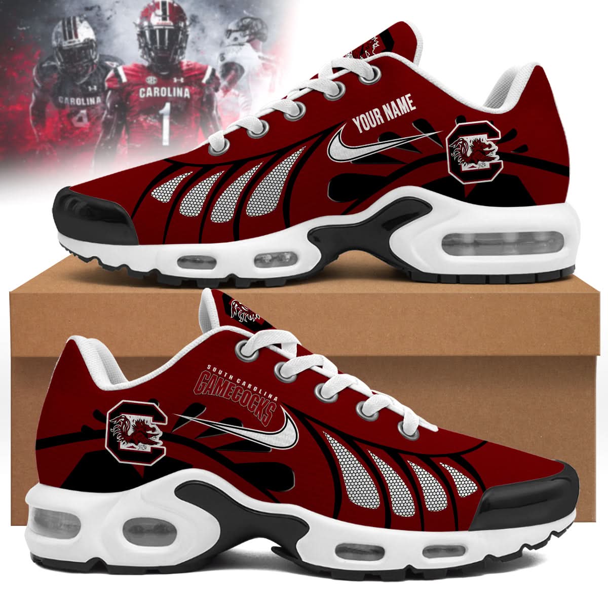 south carolina gamecocks personalized air max shoes 2177 ylrl0