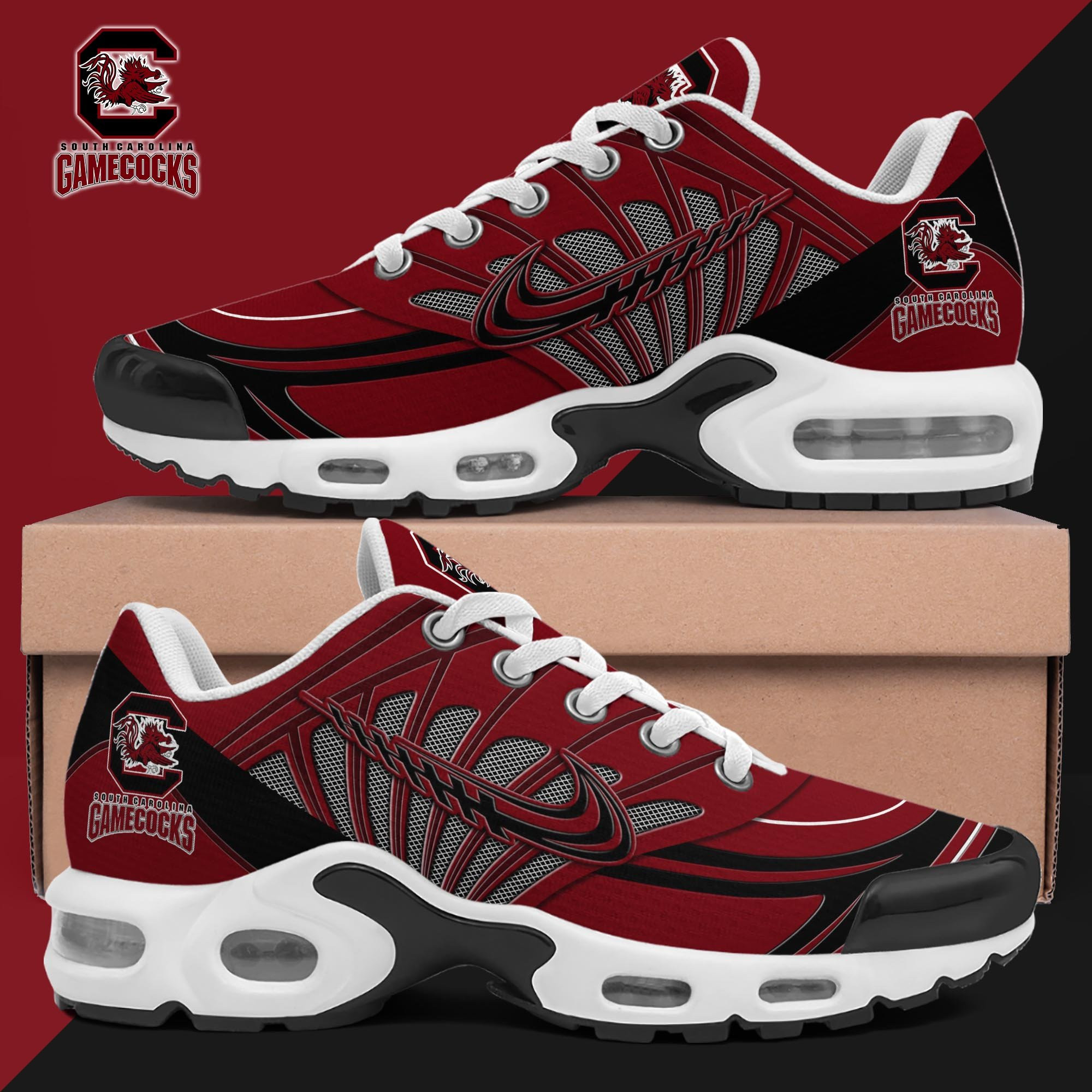 South Carolina Gamecocks TN Shoes 2026 Version Custom Name 135