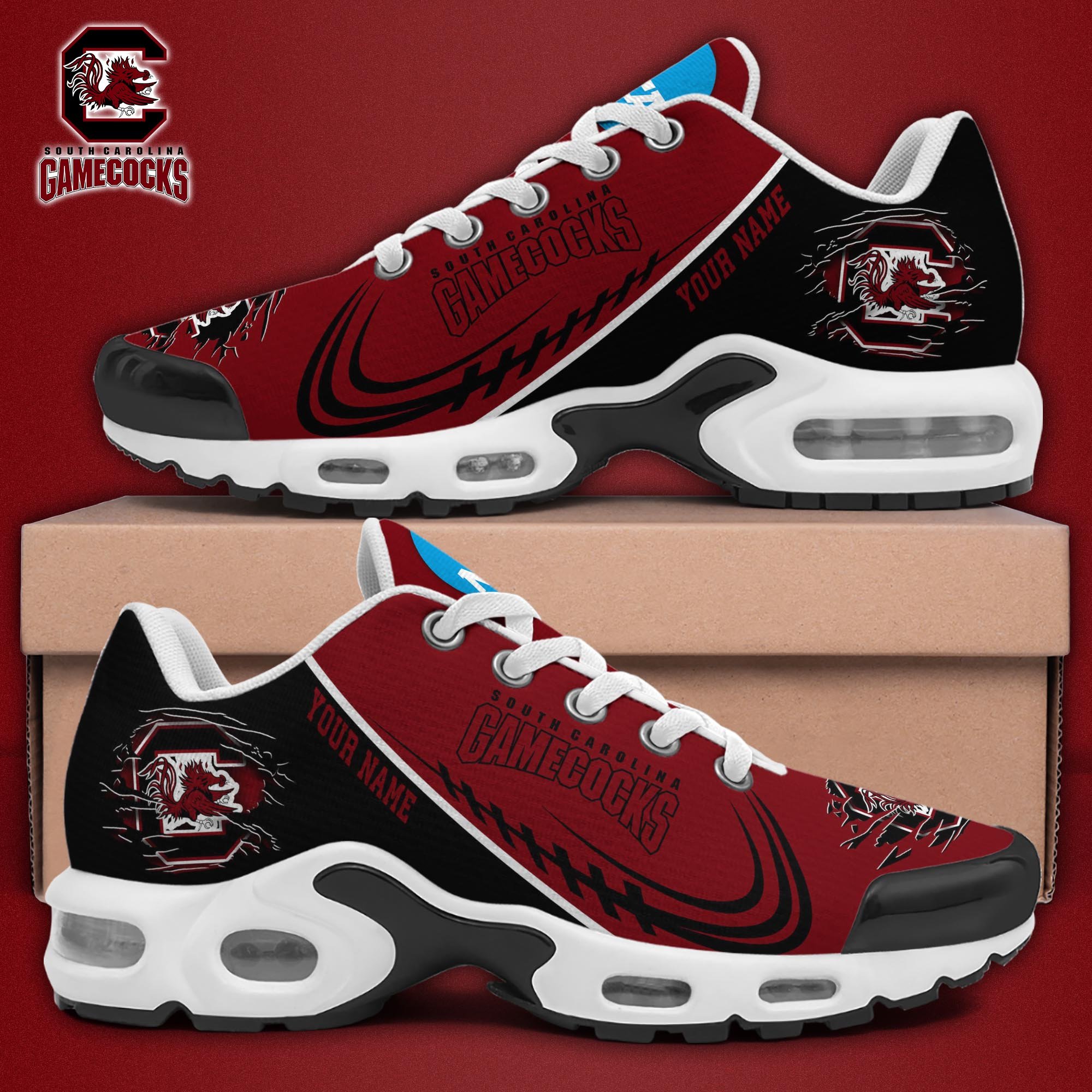 South Carolina Gamecocks TN Shoes 2026 Version Custom Name 