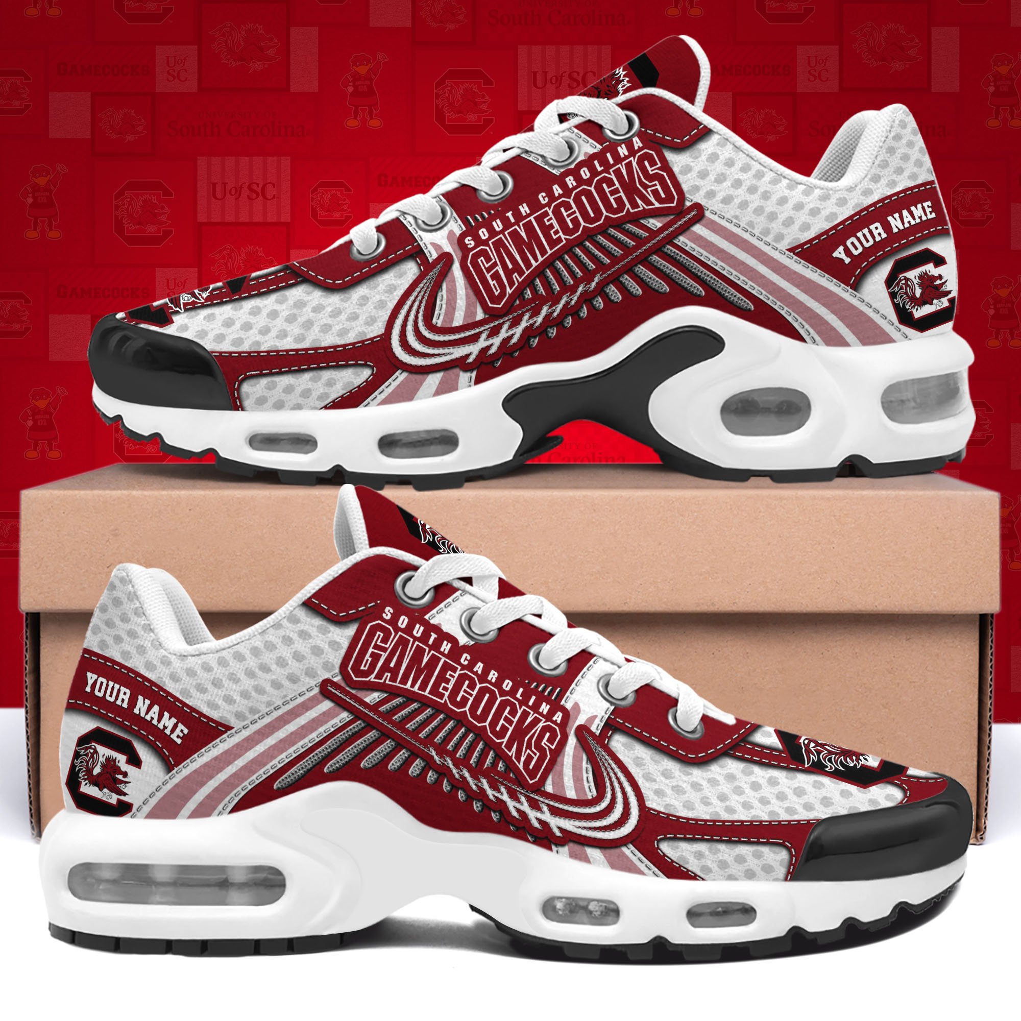 south carolina gamecocks tn shoes custom your name sport shoes 6838 e9obz