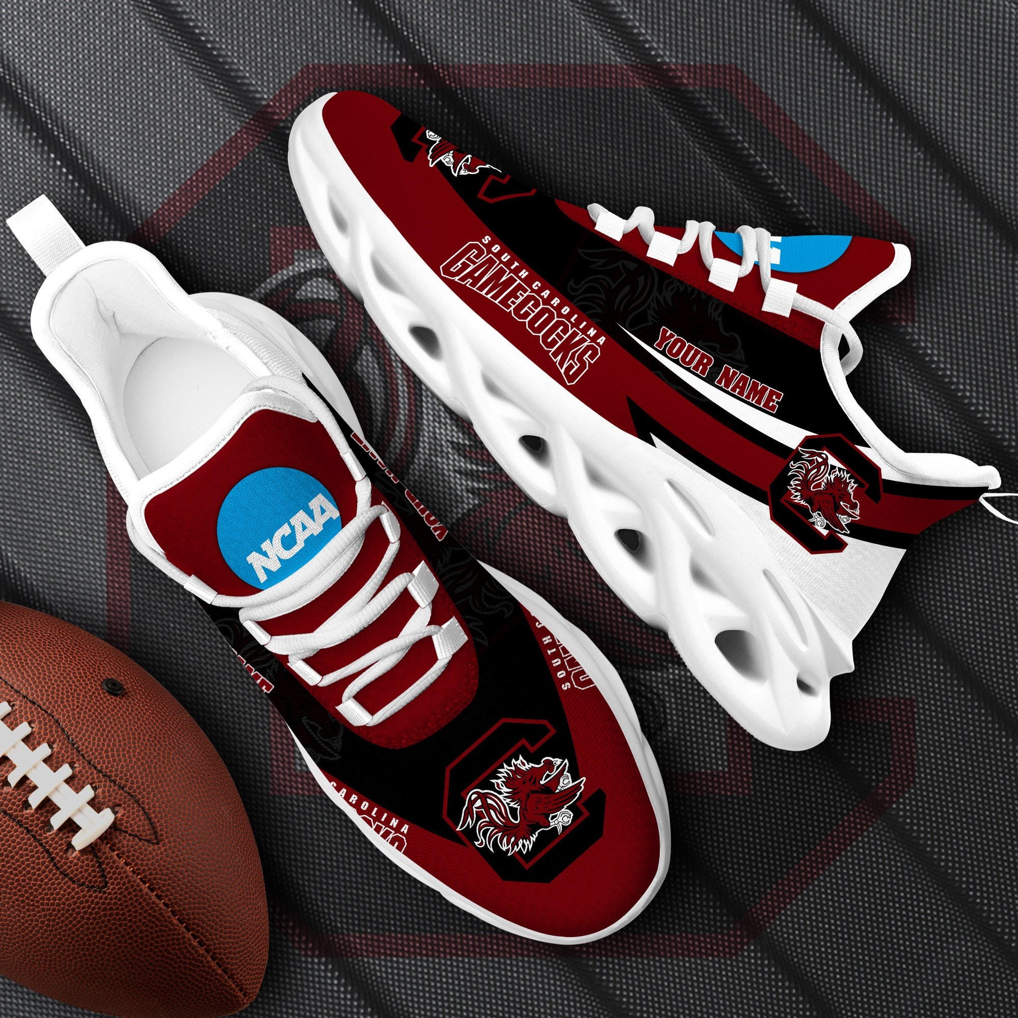 south carolina gamecocks white max soul shoes 2026 versions custom your name sports gift for fan ph019 4849