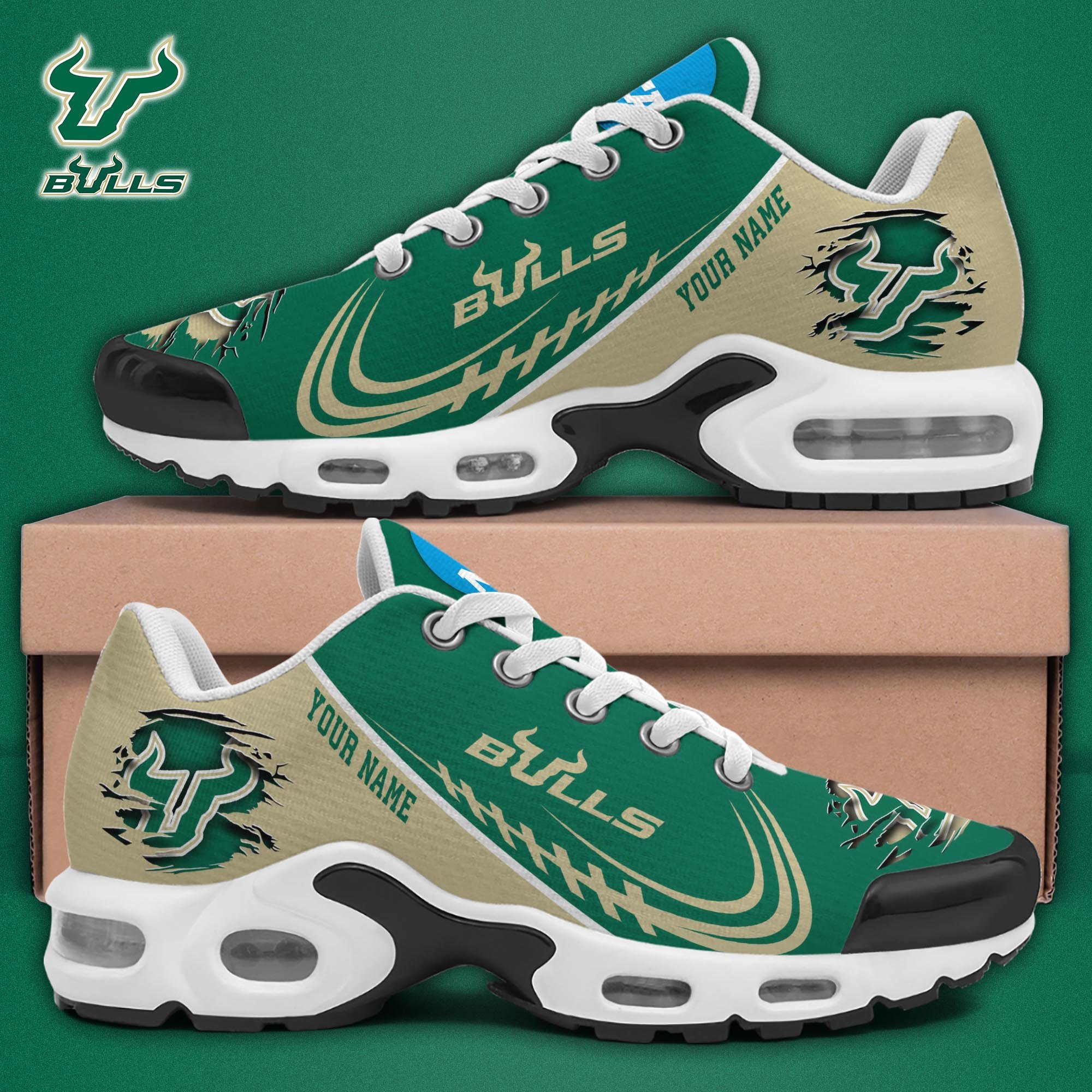 South Florida Bulls TN Shoes 2026 Version Custom Name 