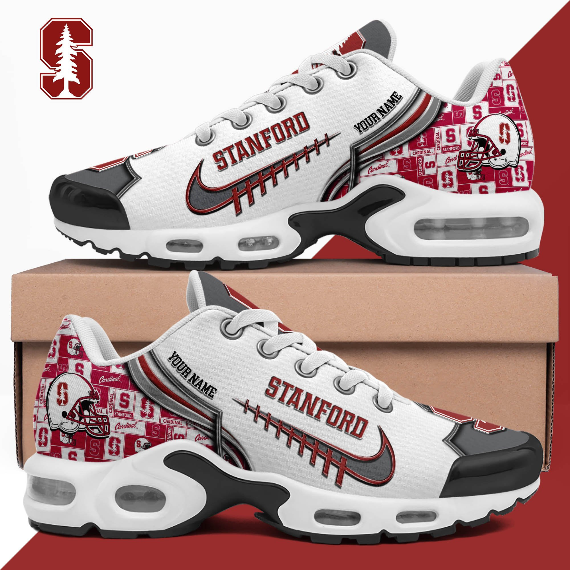 Stanford Cardinal TN Shoes 2026 Version Custom Your Name 642