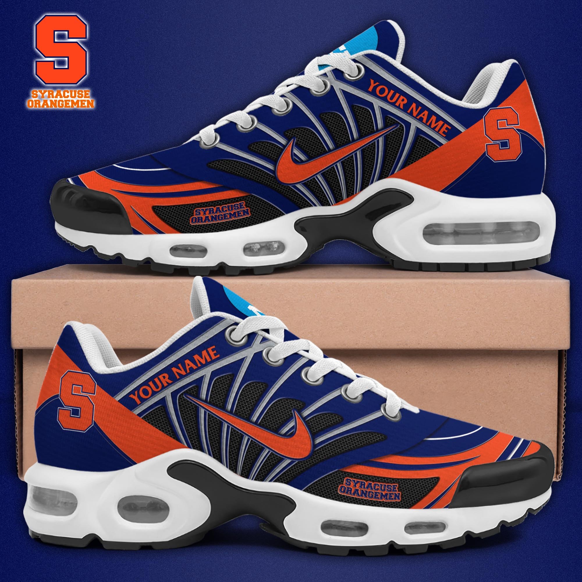 Syracuse Orange TN Shoes 2026 Version Custom Name 