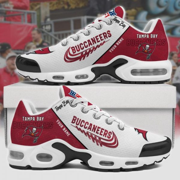 Tampa Bay Buccaneers Personalized Name Team Mix Colors Wing Logo TN Air Max Shoes Air Cushion Sneakers