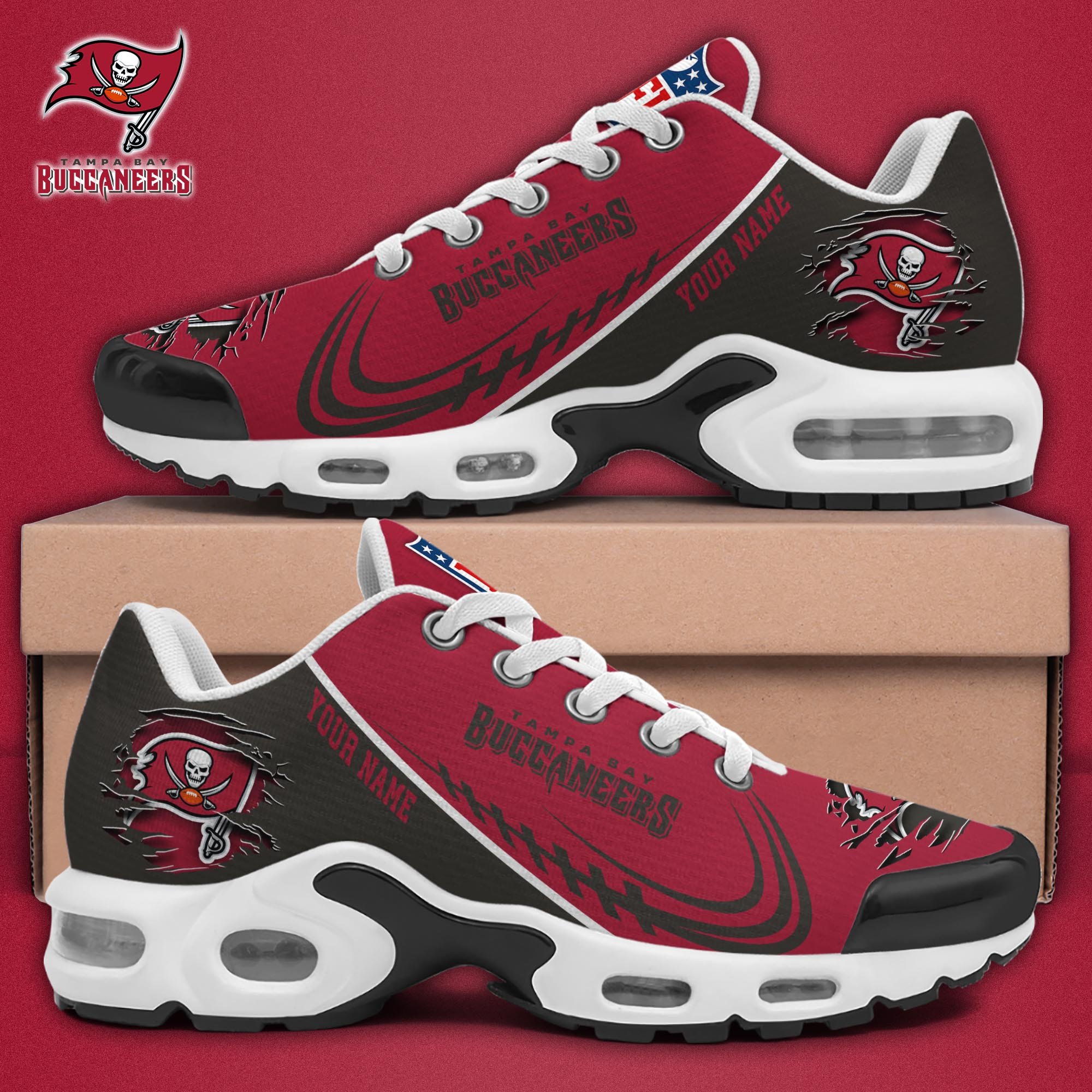 Tampa Bay Buccaneers TN Shoes 2026 Version Custom Name 