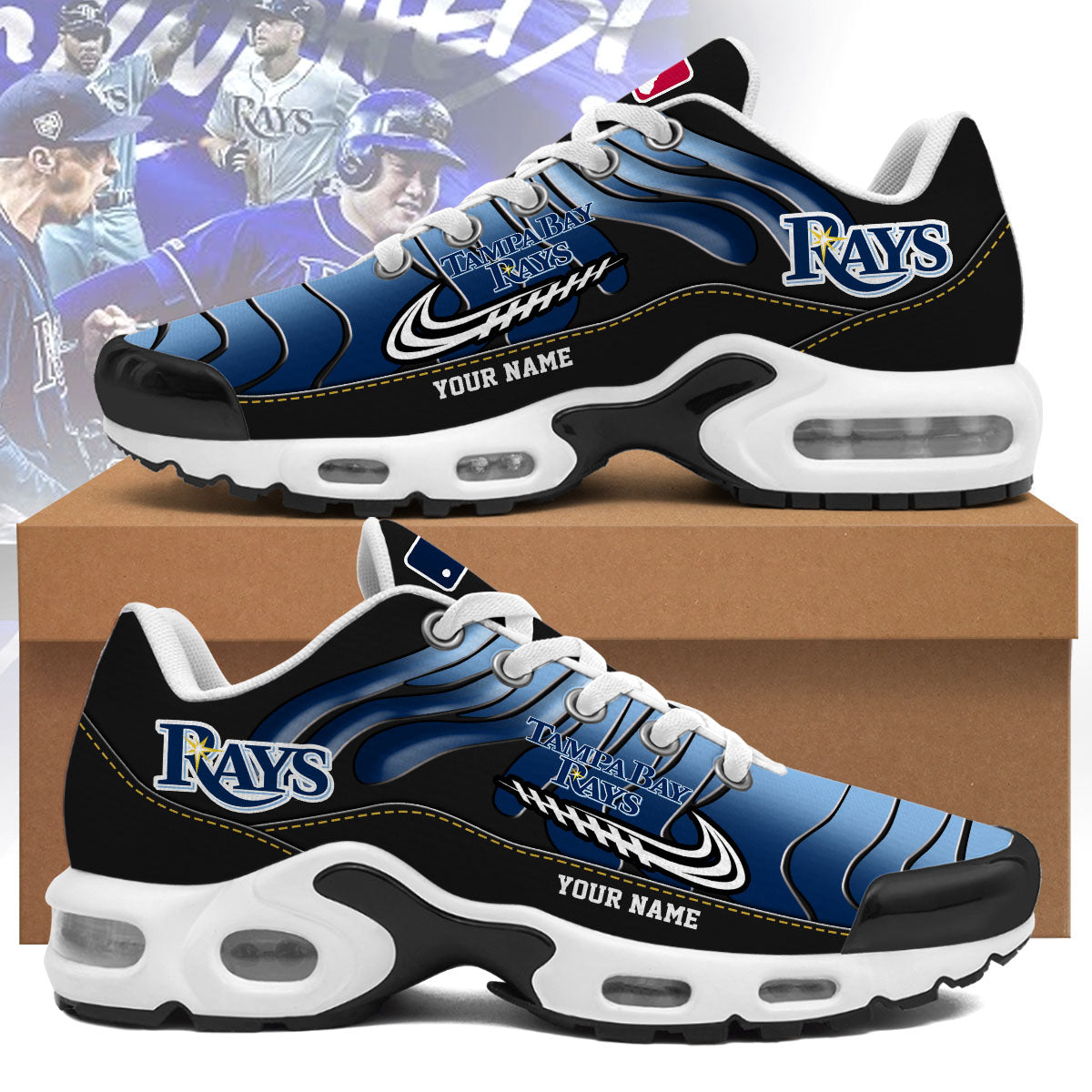 Tampa Bay Rays Personalized Air Max Shoes