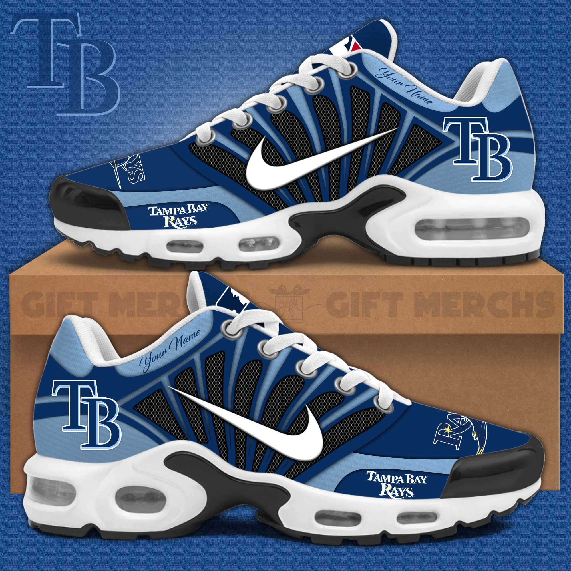 tampa bay rays tn air max plus shoes sneakers for men and women 8194 kboa9
