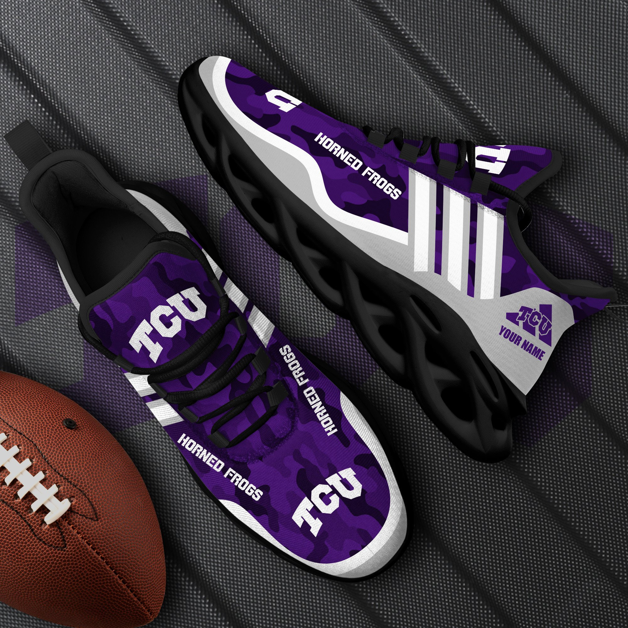 tcu horned frogs black max soul shoes 2026 versions custom name 466 7524 fhctr