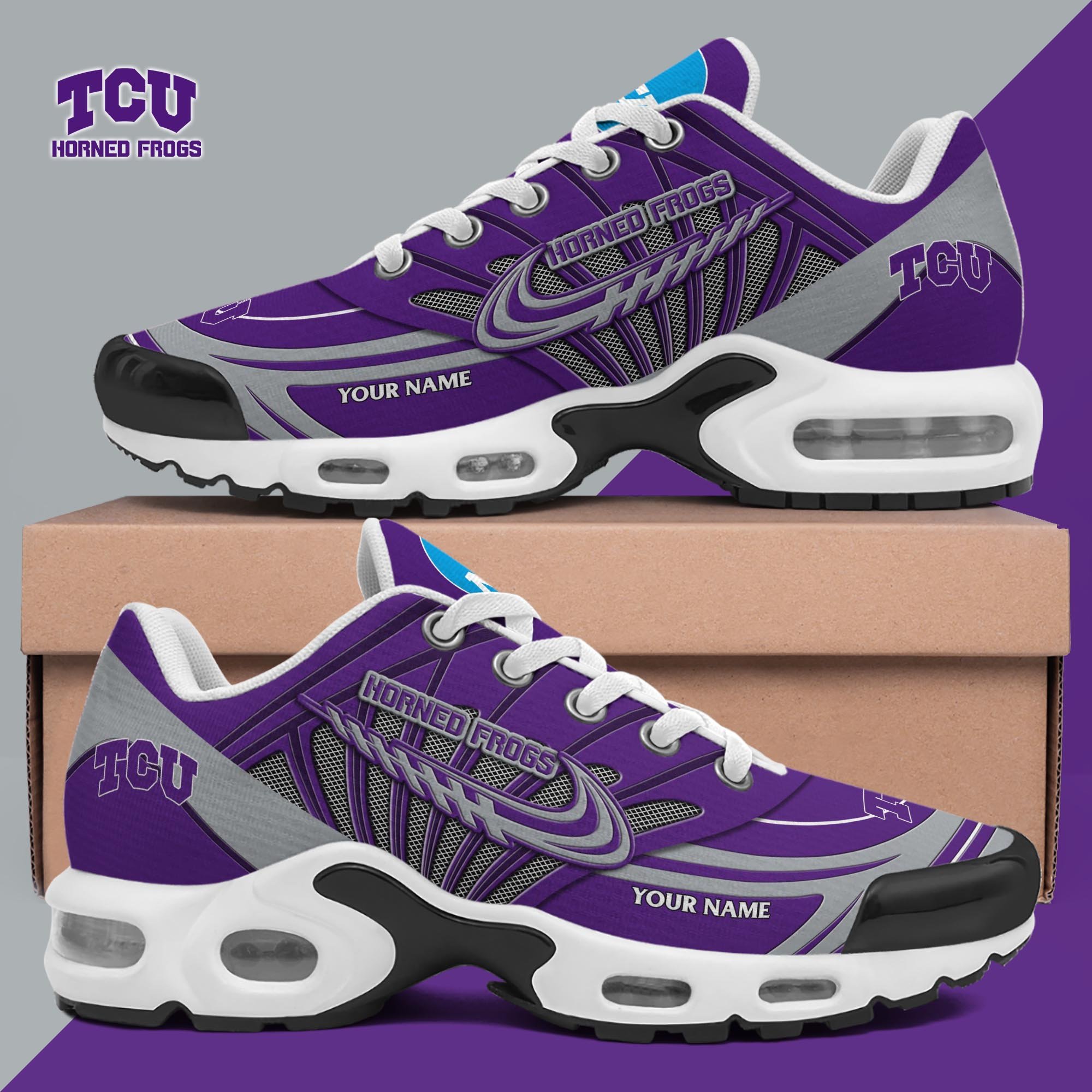 TCU Horned Frogs TN Shoes 2026 Version Custom Your Name 