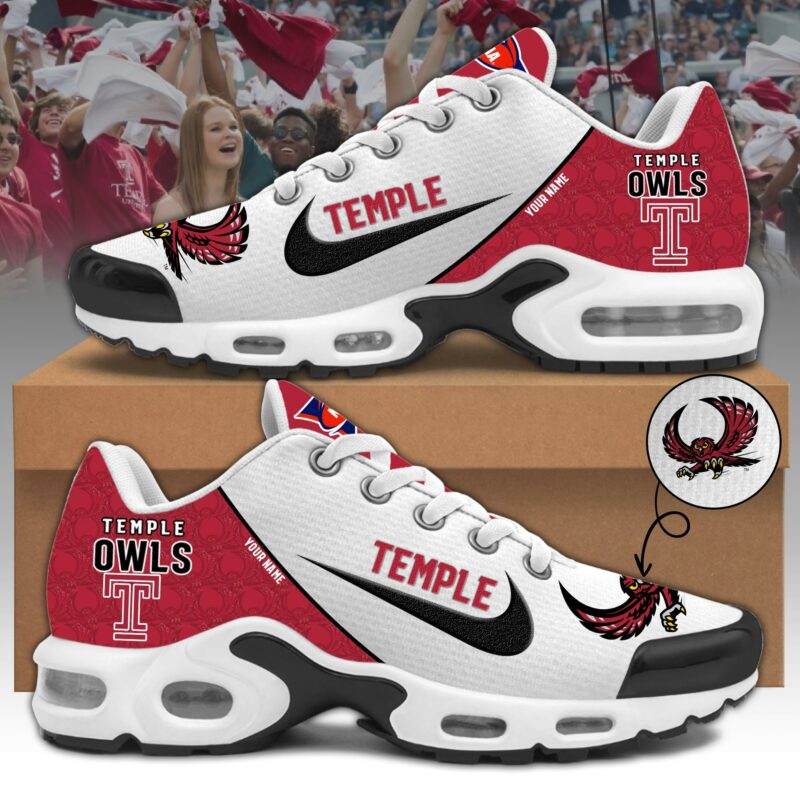 temple owls tn shoes 2026 version custom name shoes for sport fan sport gifts ph270 3011 li4dw