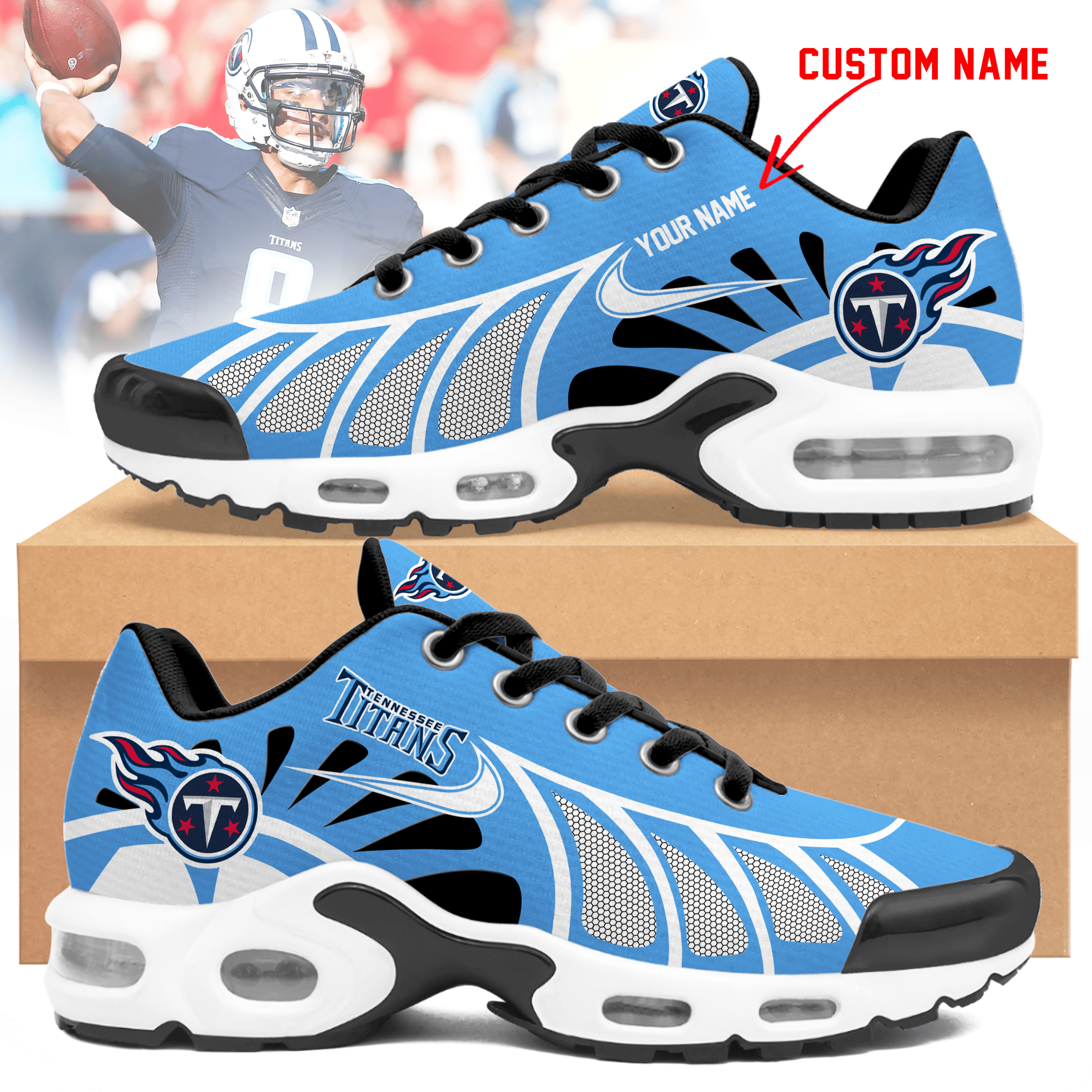 Tennessee Titans  Personalized Air Max Shoes TD 050625