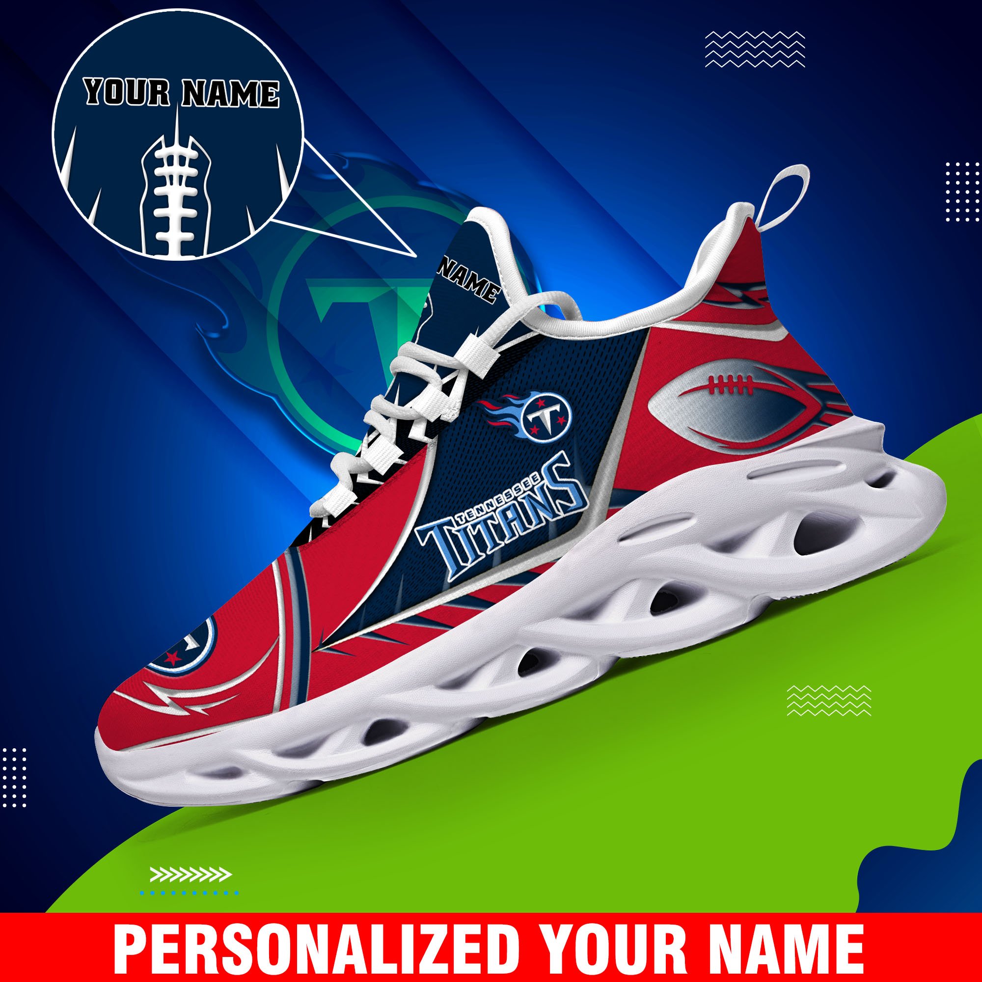 tennessee titans sport white c sneakers 2026 version personalized your name 528 8139 50jm0