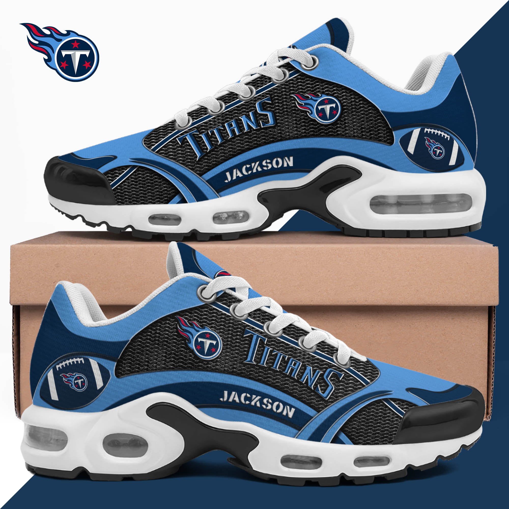 Tennessee Titans Team TN Shoes 2026 Version Custom Name 889