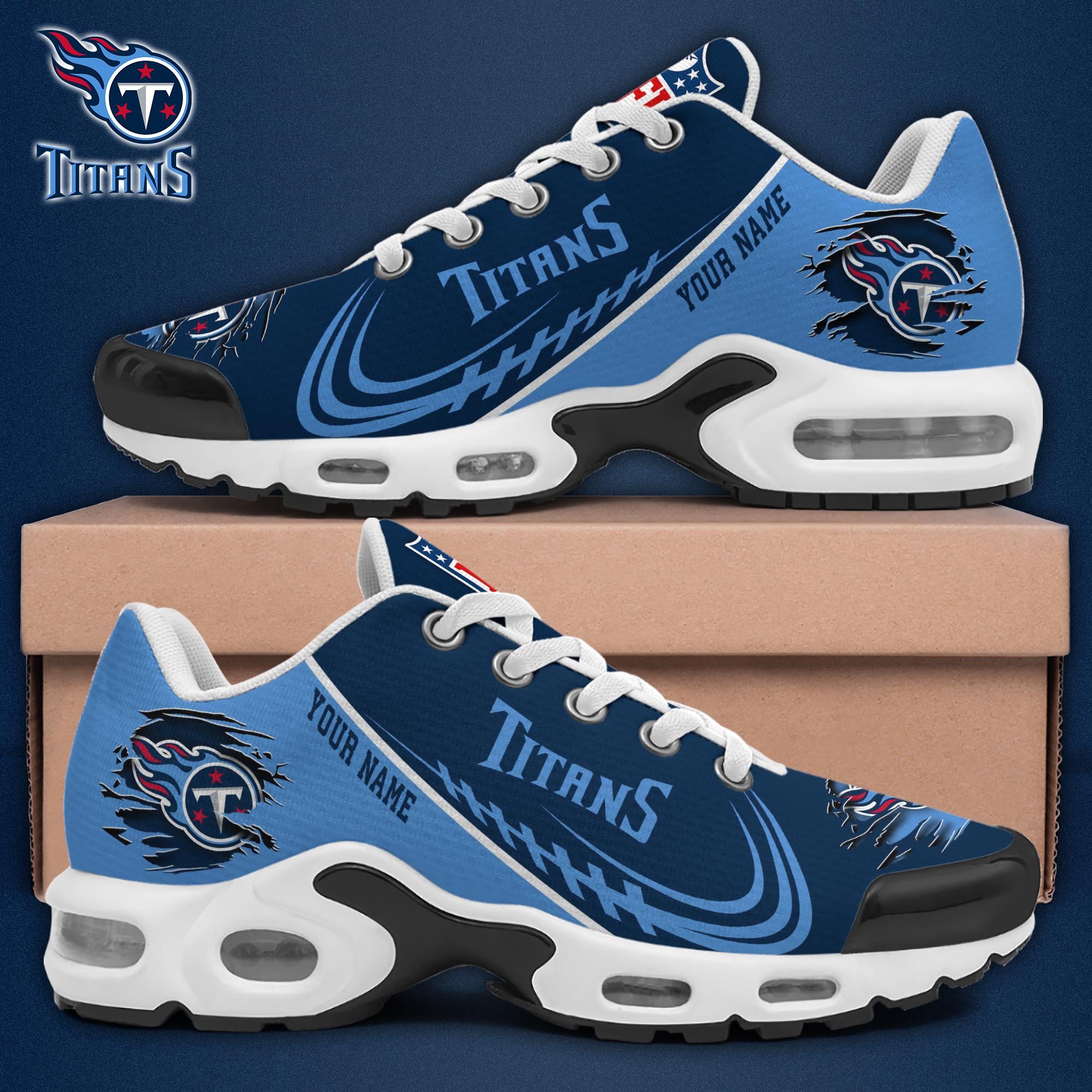 tennessee titans tn shoes 2026 version custom name 6404 dcygw
