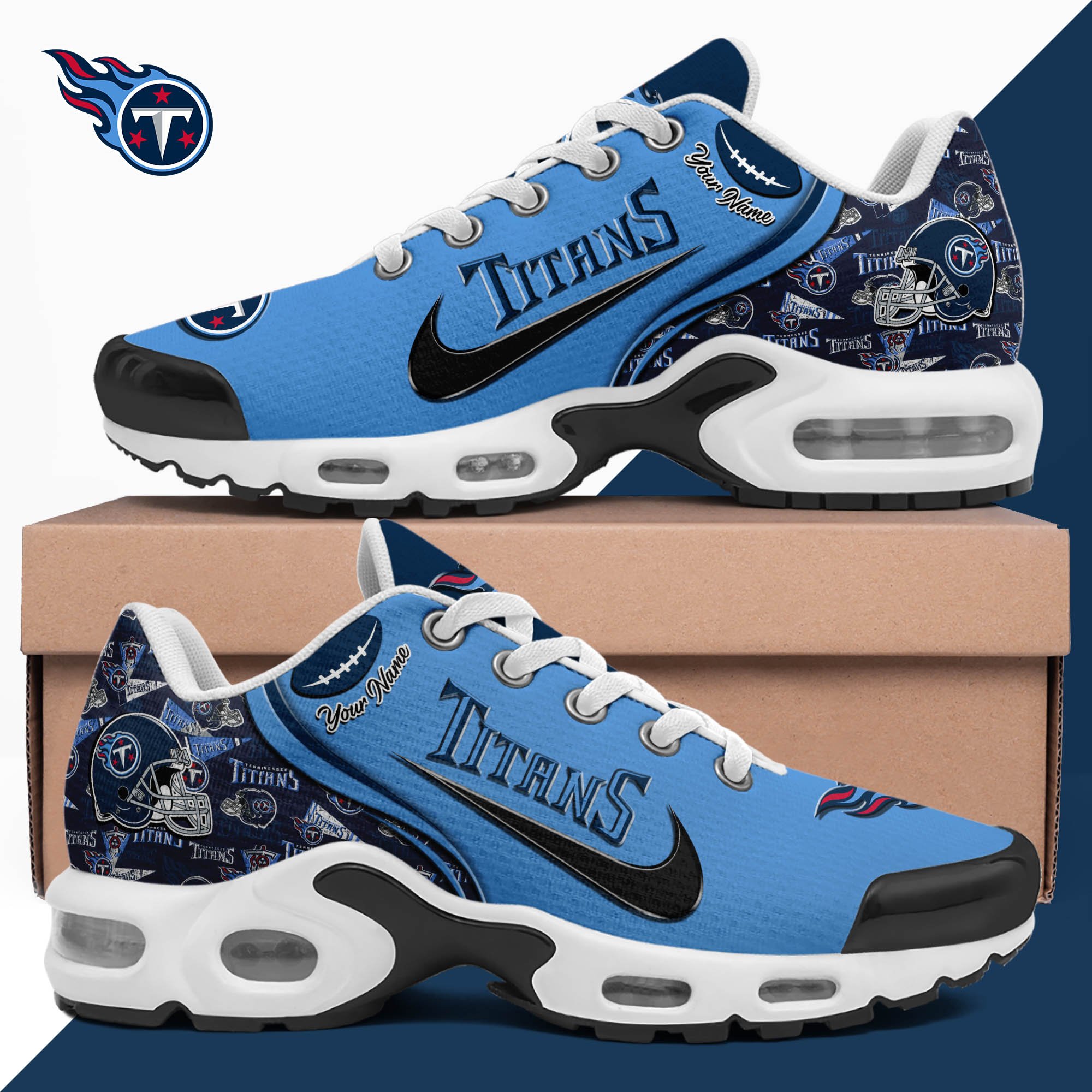Tennessee Titans TN Shoes 2026 Version Custom Your Name 499