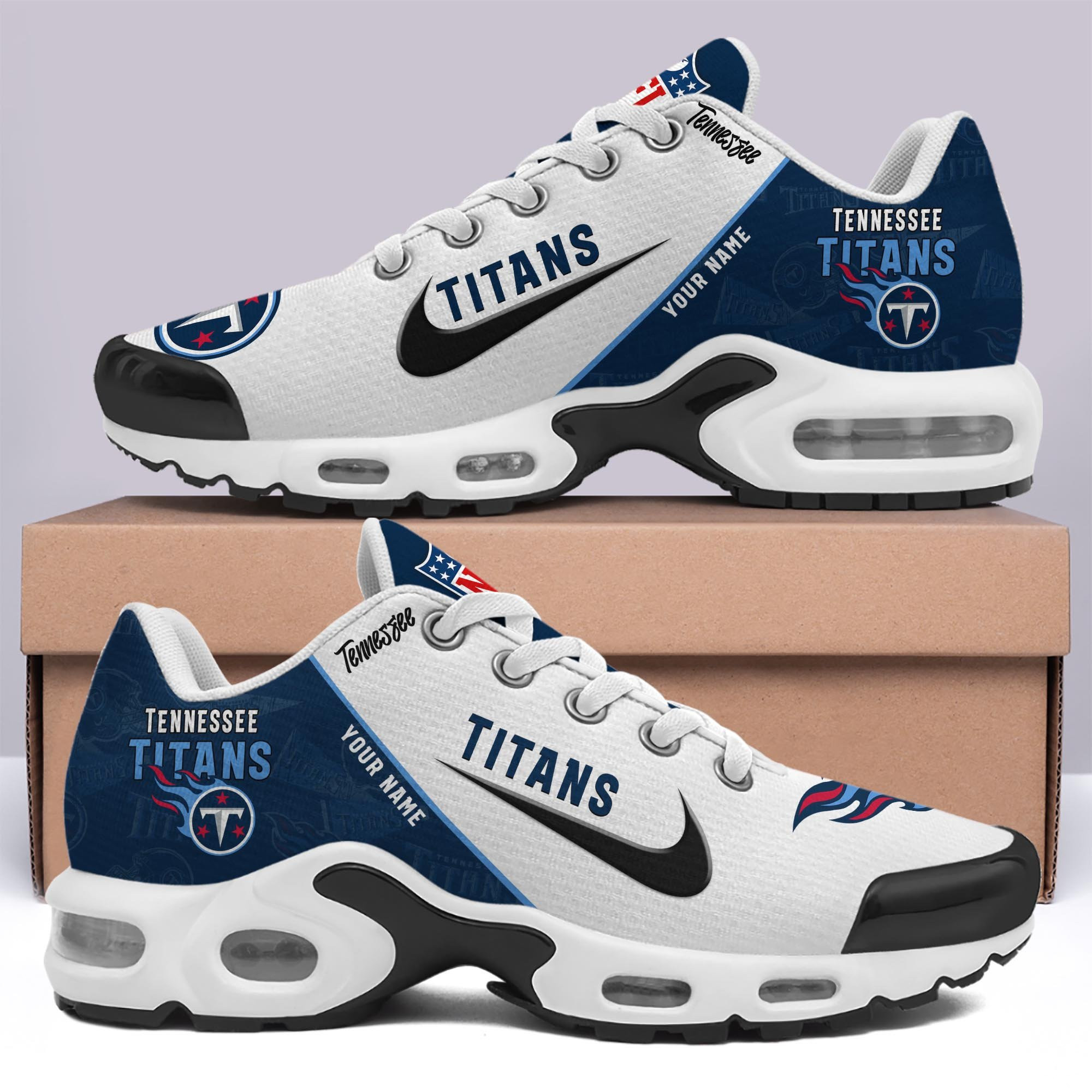 Tennessee Titans TN Shoes 2026 Versions Custom Your Name 670