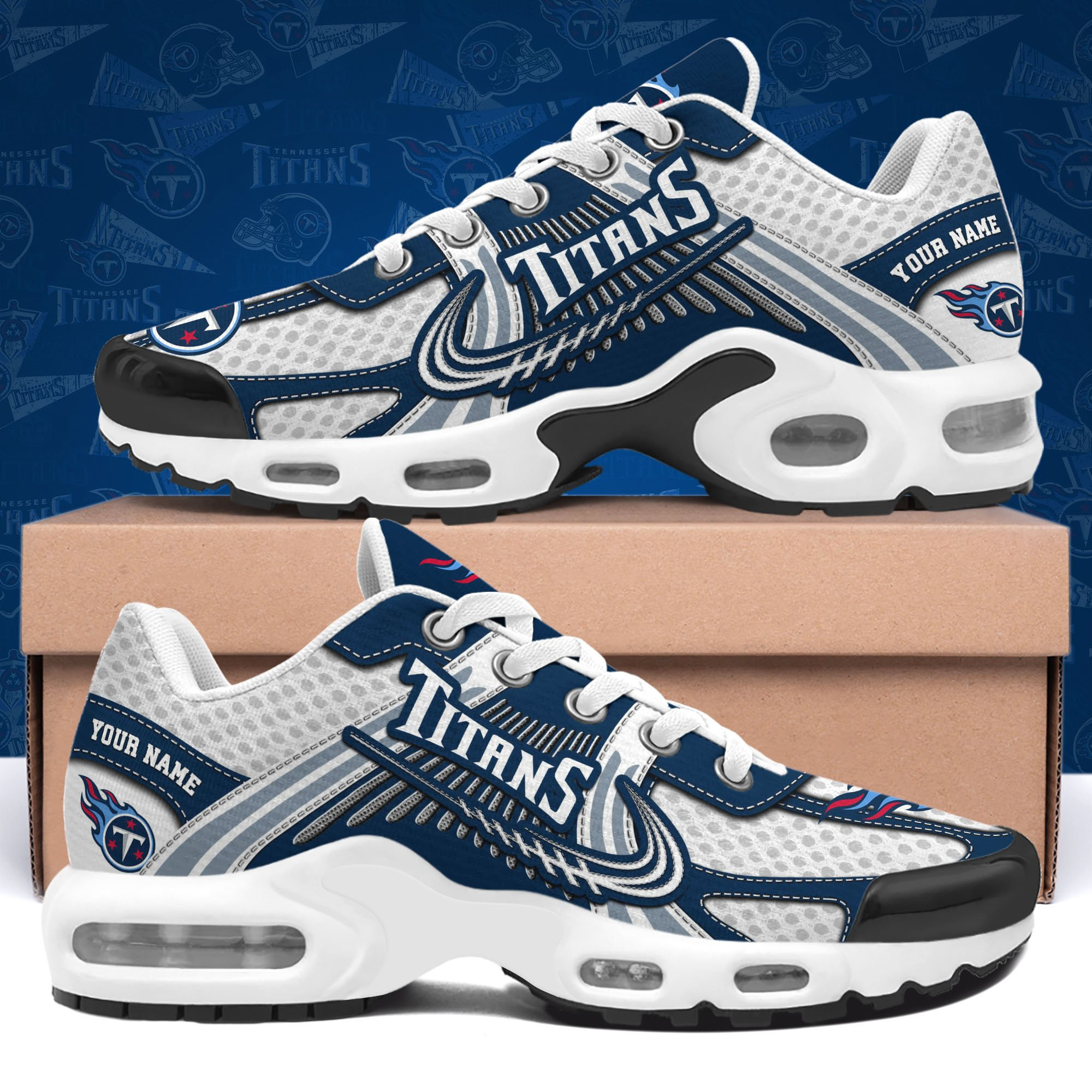 tennessee titans tn shoes custom your name sport team shoes 4085 8g0v4